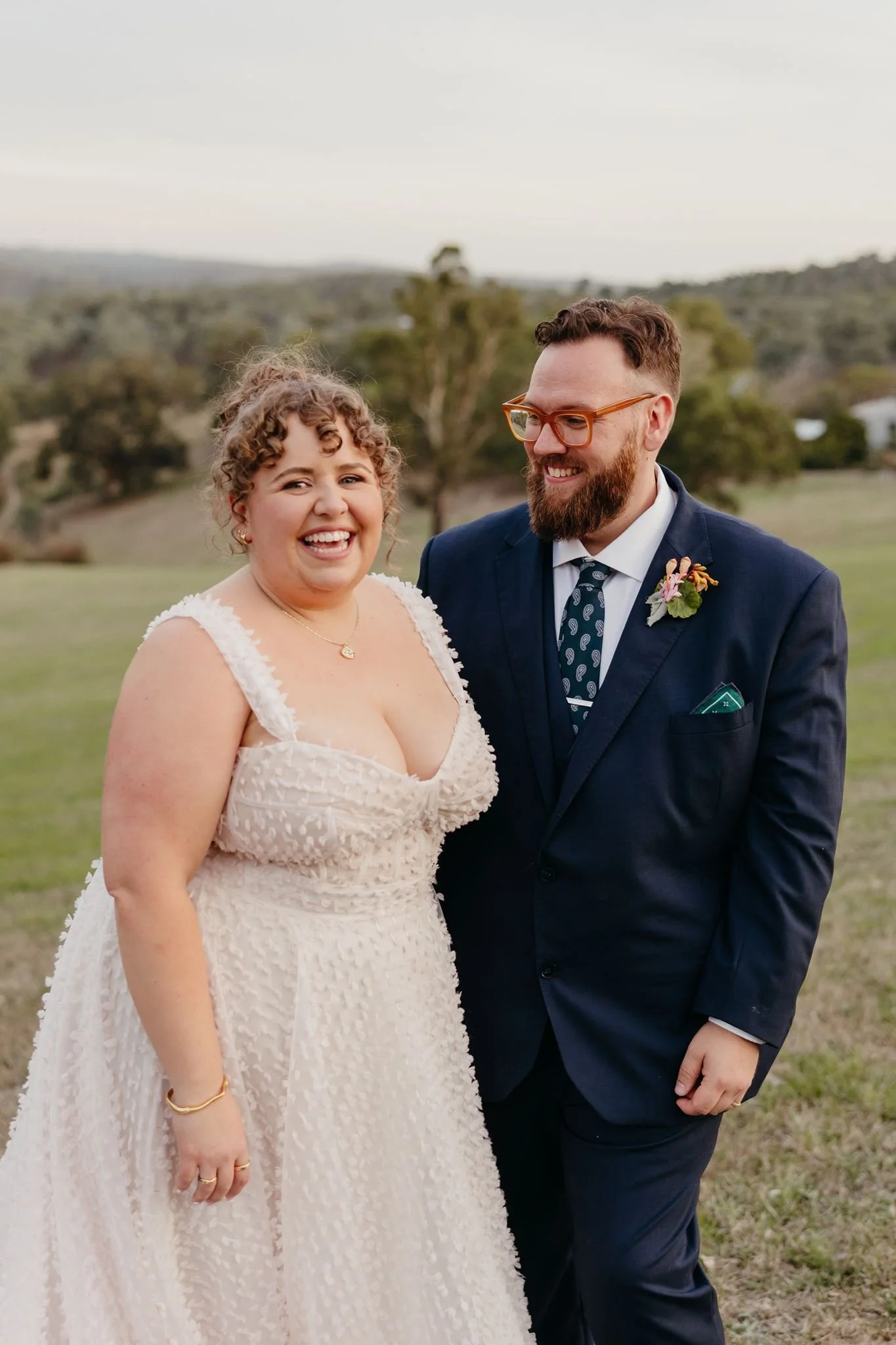 Bastiaan and Georgina wedding ceremony at Inglewood Estate Yarra Valley