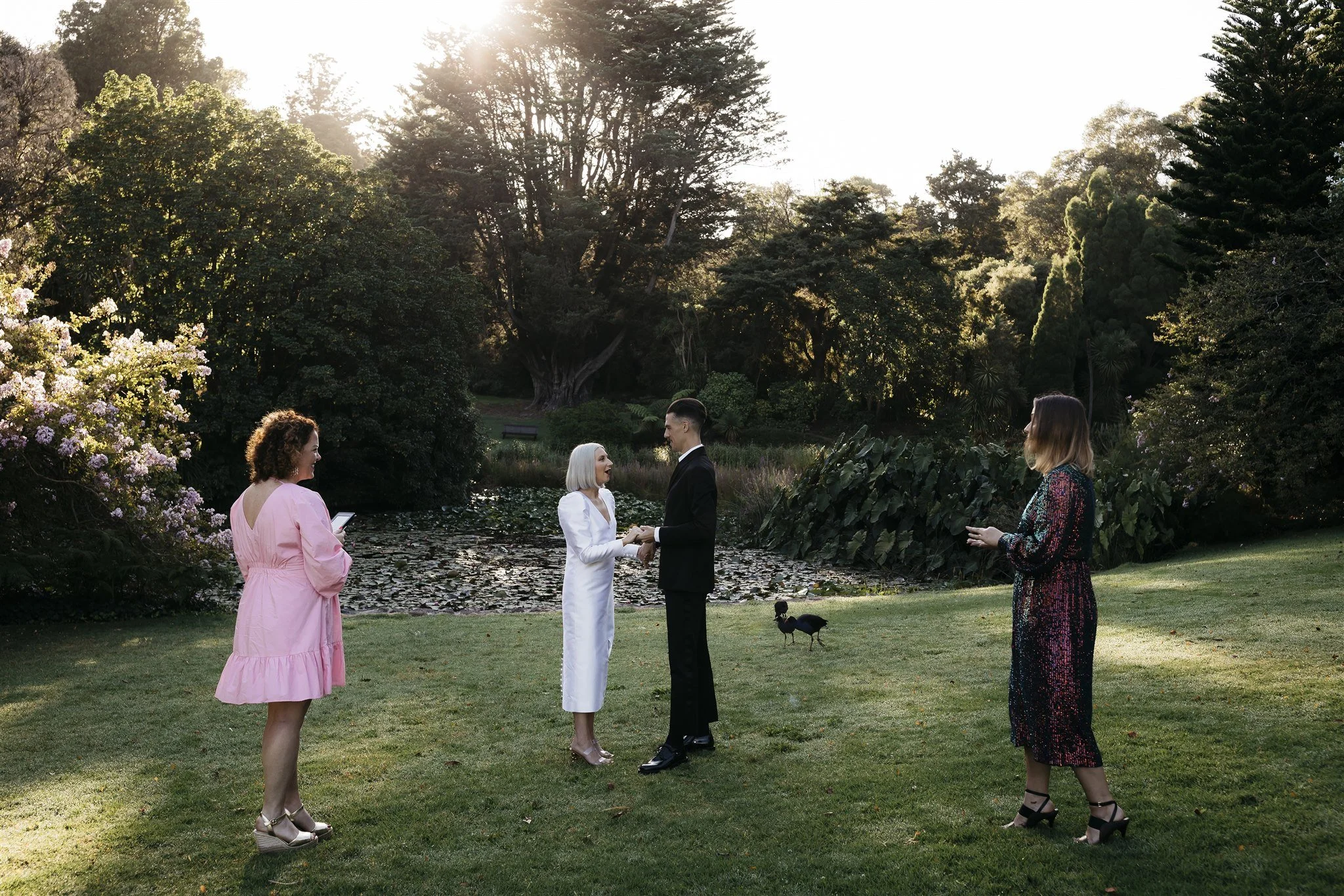Sunrise and elopements are a perfect combination at Royal Botanic Gardens