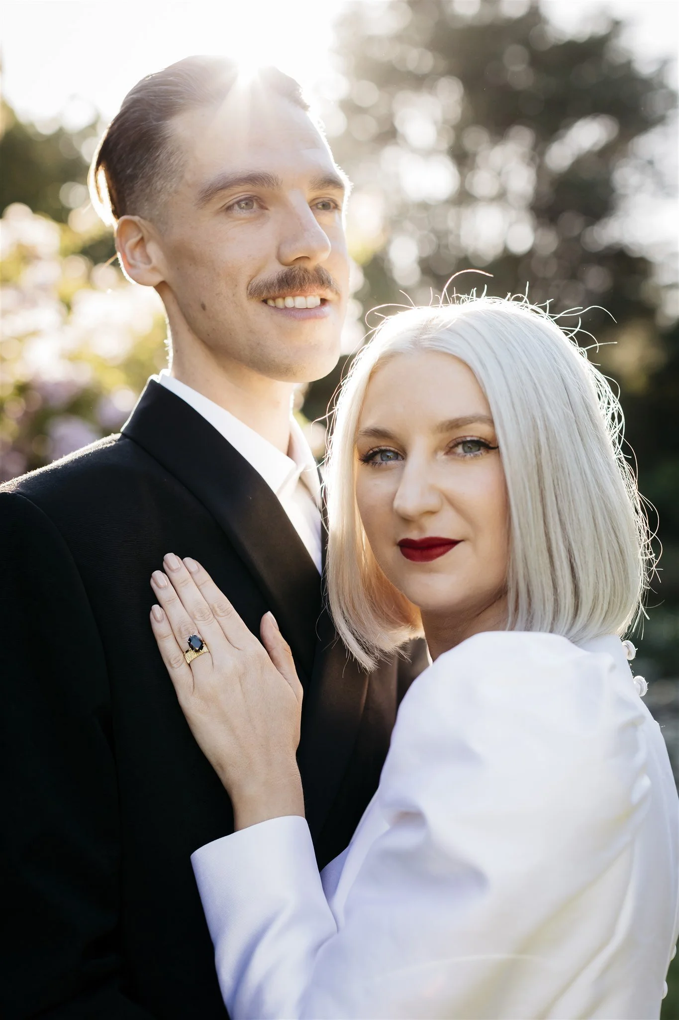 First look as a married couple