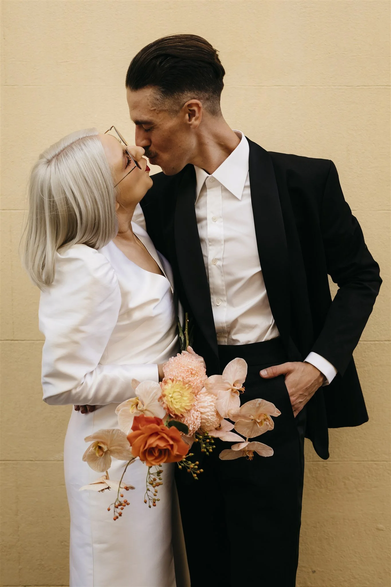 Bridal bouquet by Grown Florists, Royal Botanic Gardens Melbourne wedding