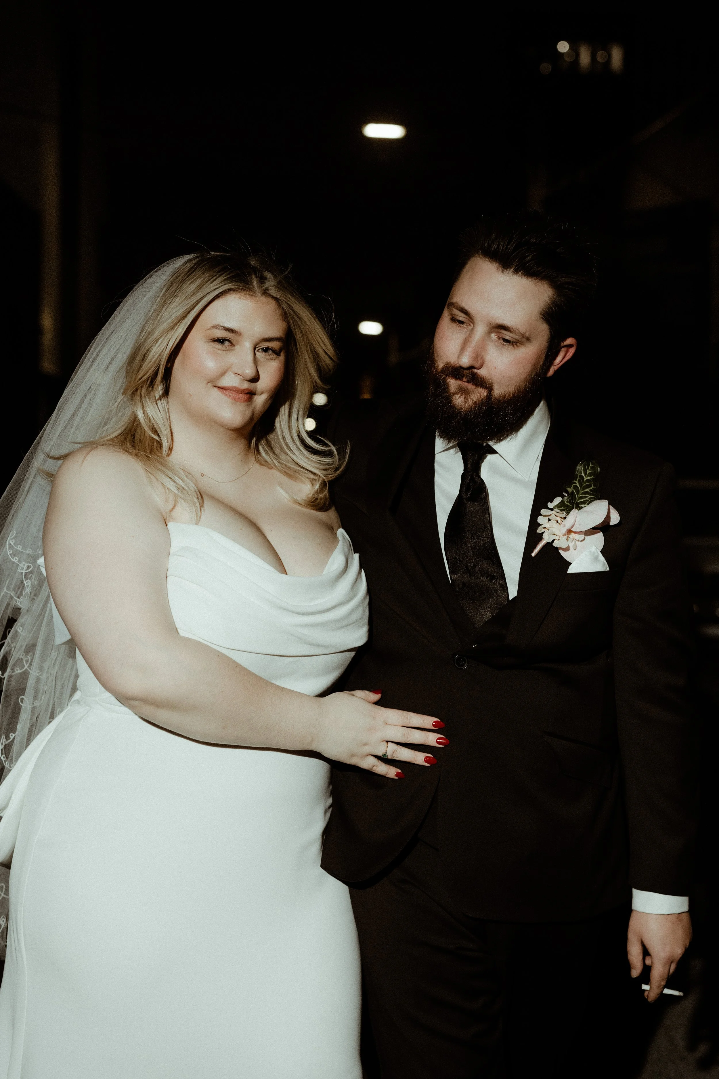 Jess and James on their wedding day at Rupert on Rupert