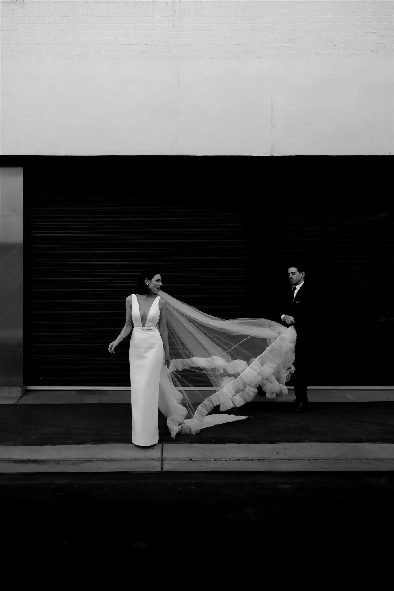 Married at Glasshaus Inside and held their reception at Glasshaus Brüke