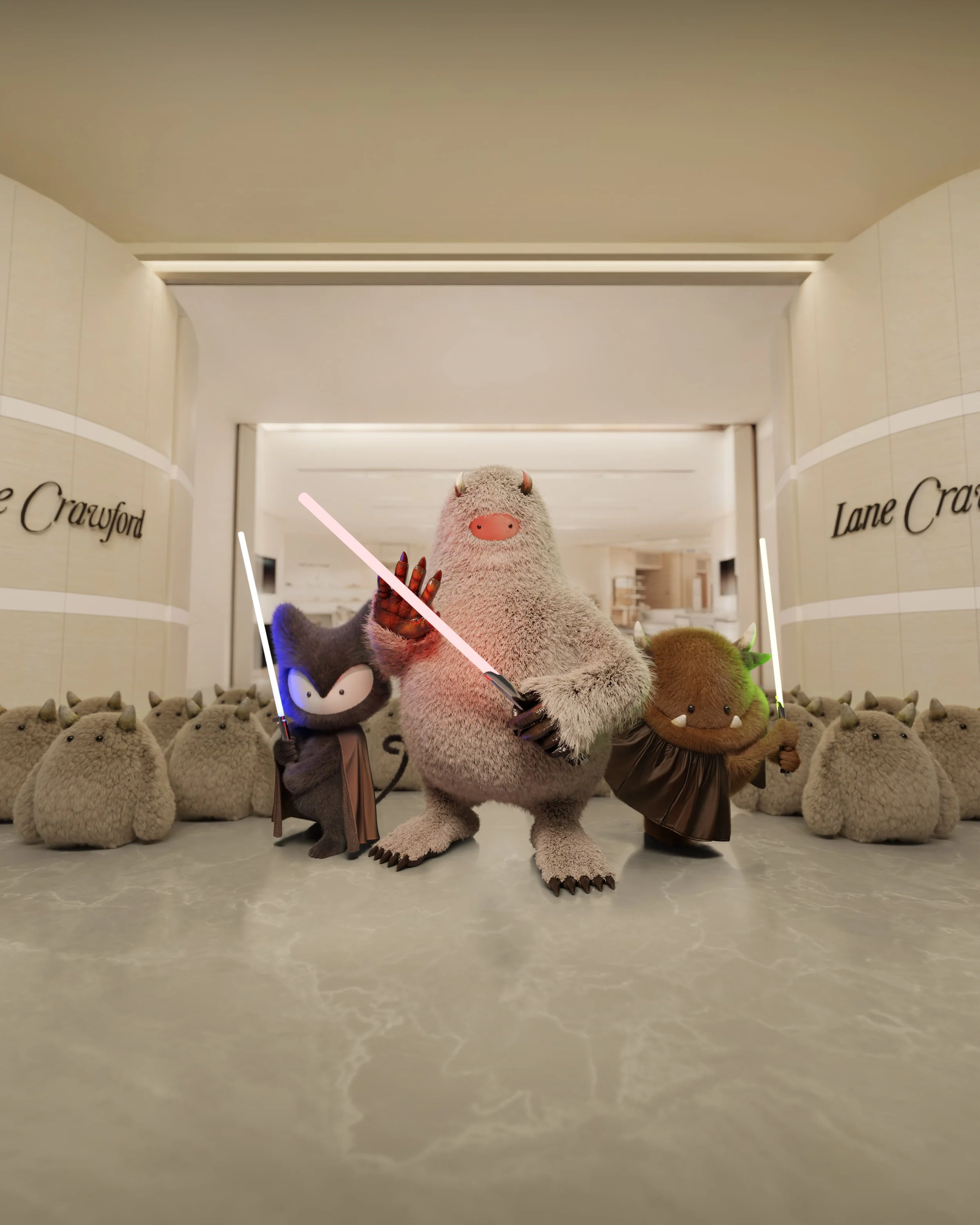 Lane Crawford 2024 Christmas Campaign- Baz&Friends