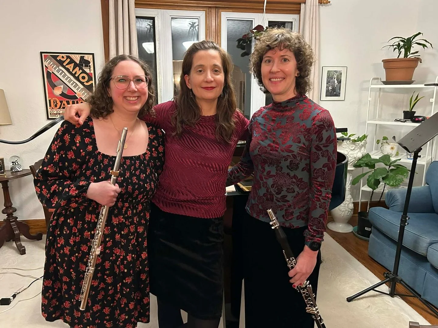 The Wildflowers Trio&rsquo;s debut recital was last night and I had the time of my life! 🥹

Playing with Erin and Jana is a true pleasure and I&rsquo;m so proud of the performance we gave for our friends and families in the form of a house concert! 
