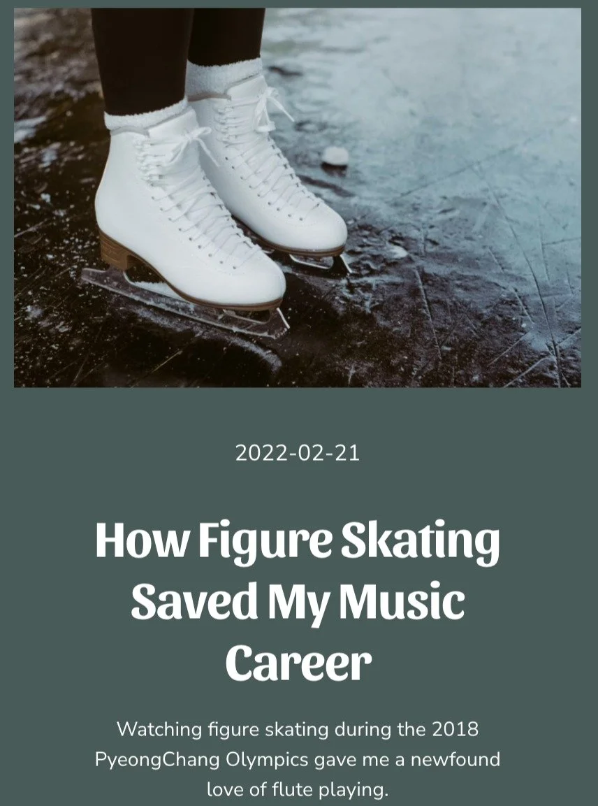 Since all I can think about these days is figure skating, I figured (pun intended) now was a good time to bring back a blog post I wrote four years ago, during the last Winter Olympics, about the previous Winter Olympics of 2018 ⛸️

I got a little em