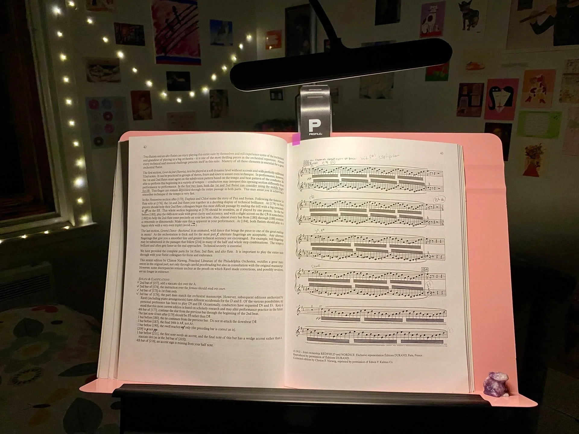 Last night&rsquo;s practice was for relearning Daphnis because why not?! 🥰

I&rsquo;ve never performed this piece but it is just so fun to listen to and quite a blast to work on! It&rsquo;s an enormous technical challenge (for both flute 1 and 2) an
