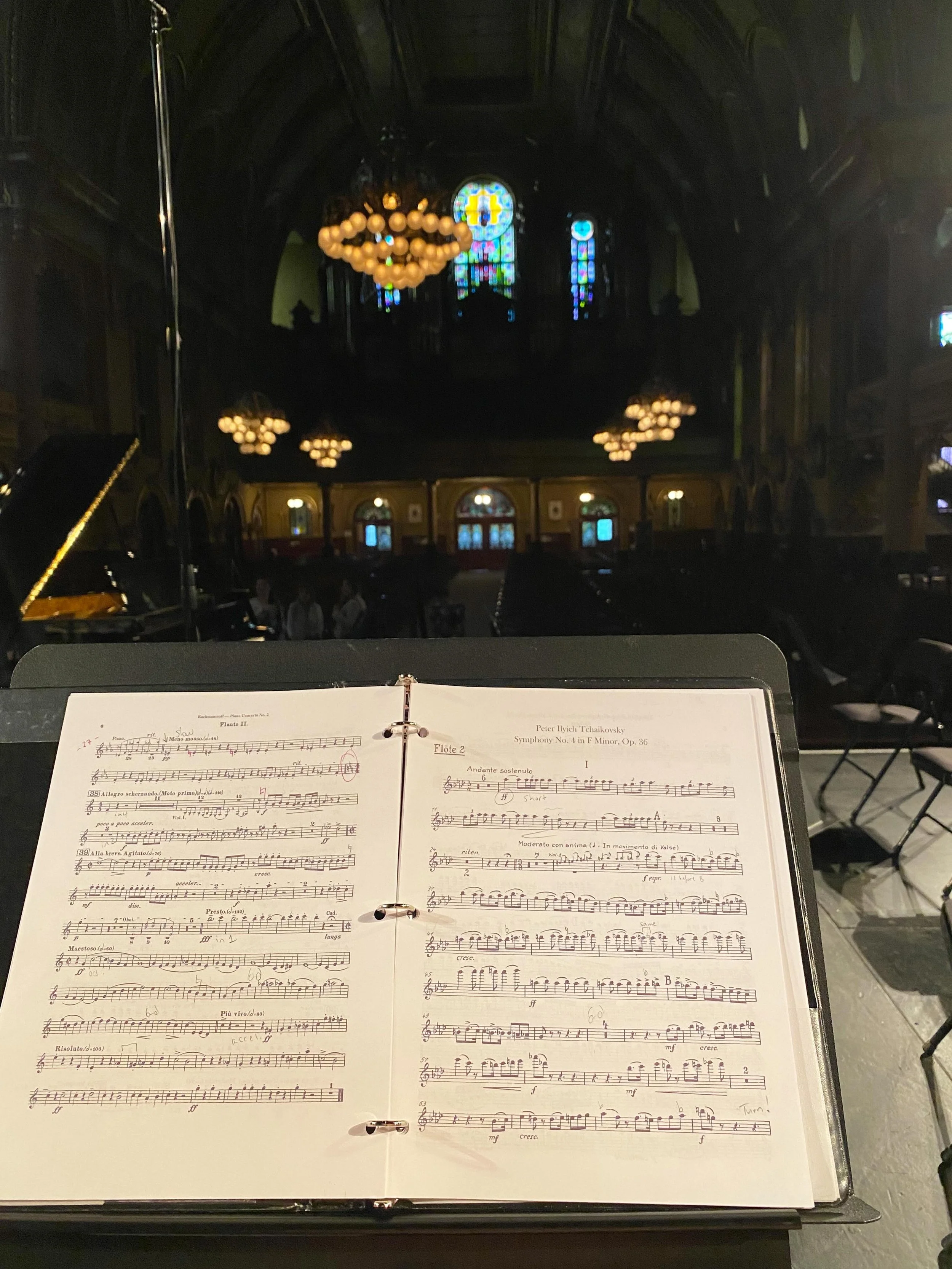 This is the only photo I took this week because I was too busy having fun playing with @mtl_orchestra ! 🥰

Dream come true to play beautiful Rachmaninoff and Tchaikovsky music in a big gorgeous venue!! With the best flute section @m.e.dbs and @pauls