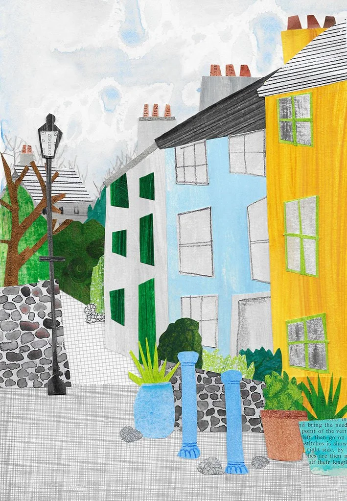 sketchbook collage Ulverston
