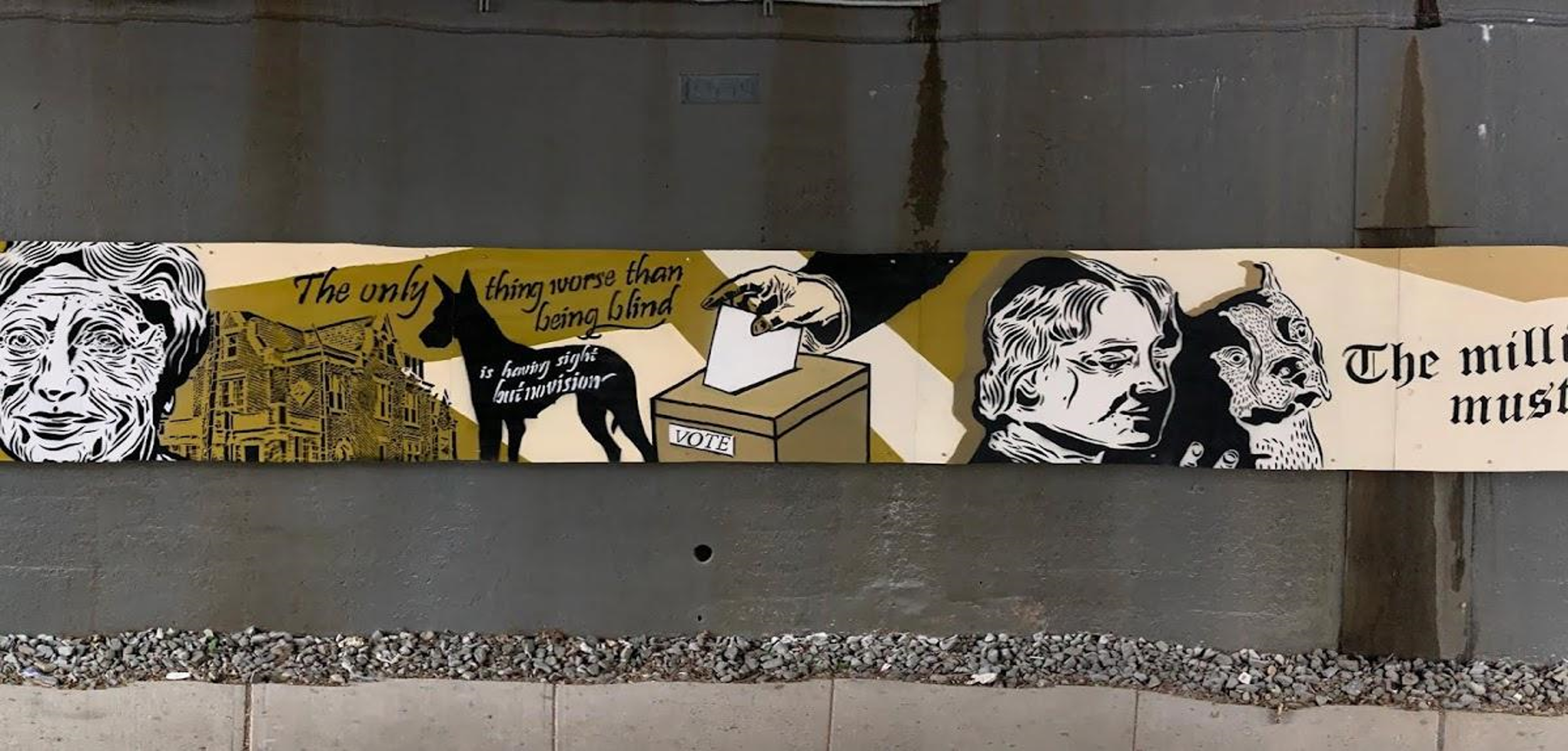 Forest Hills, NY remembers Helen Keller with a mural