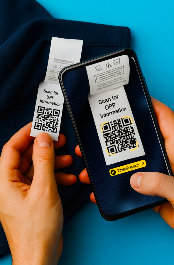 The one-click resale experience begins when a customer scans the QR tag on their garment, and the product’s unique identifier triggers a seamless resale option interface. 