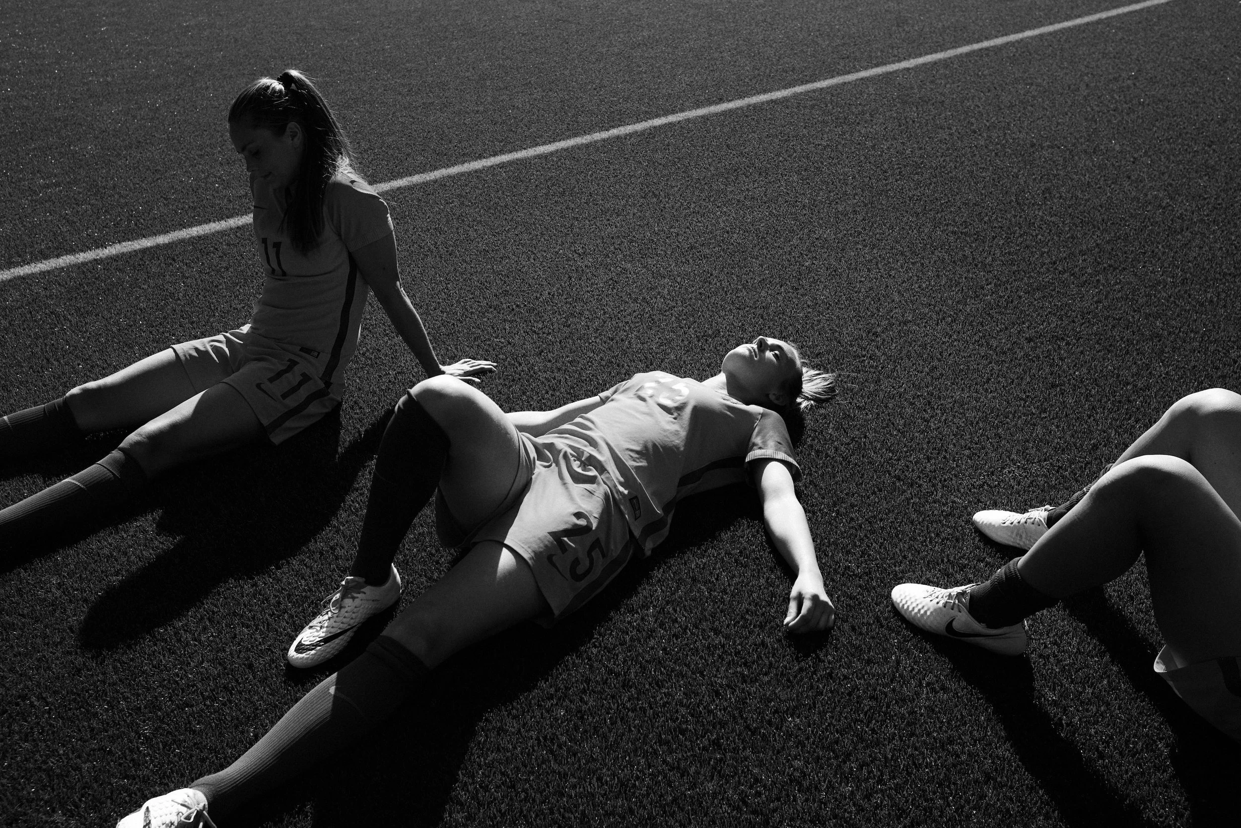 The Dutch women's football team shot for Nike by Jane Stockdale