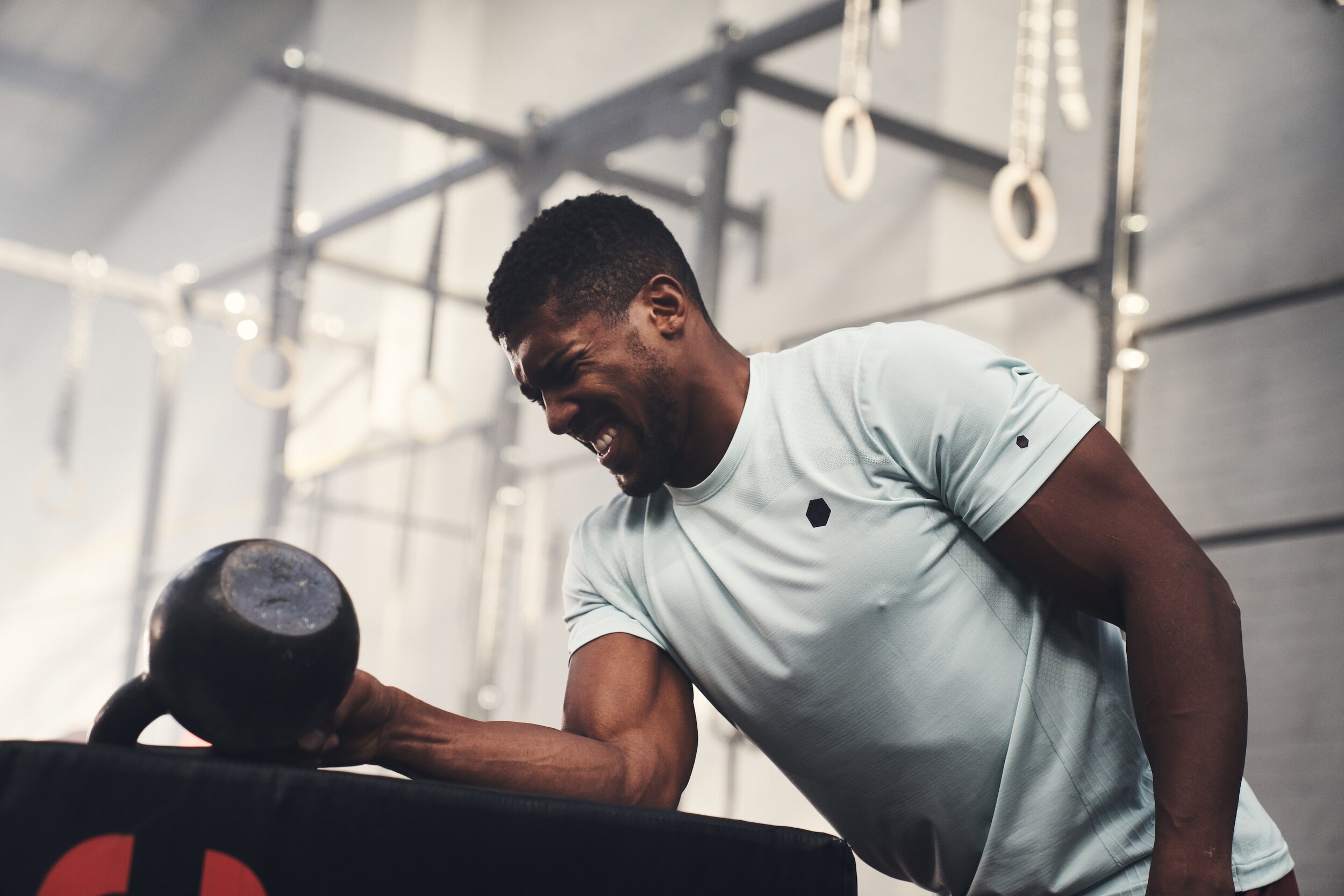 Double heavyweight boxing champion Anthony Joshua shot for Under Armour by Jane Stockdale