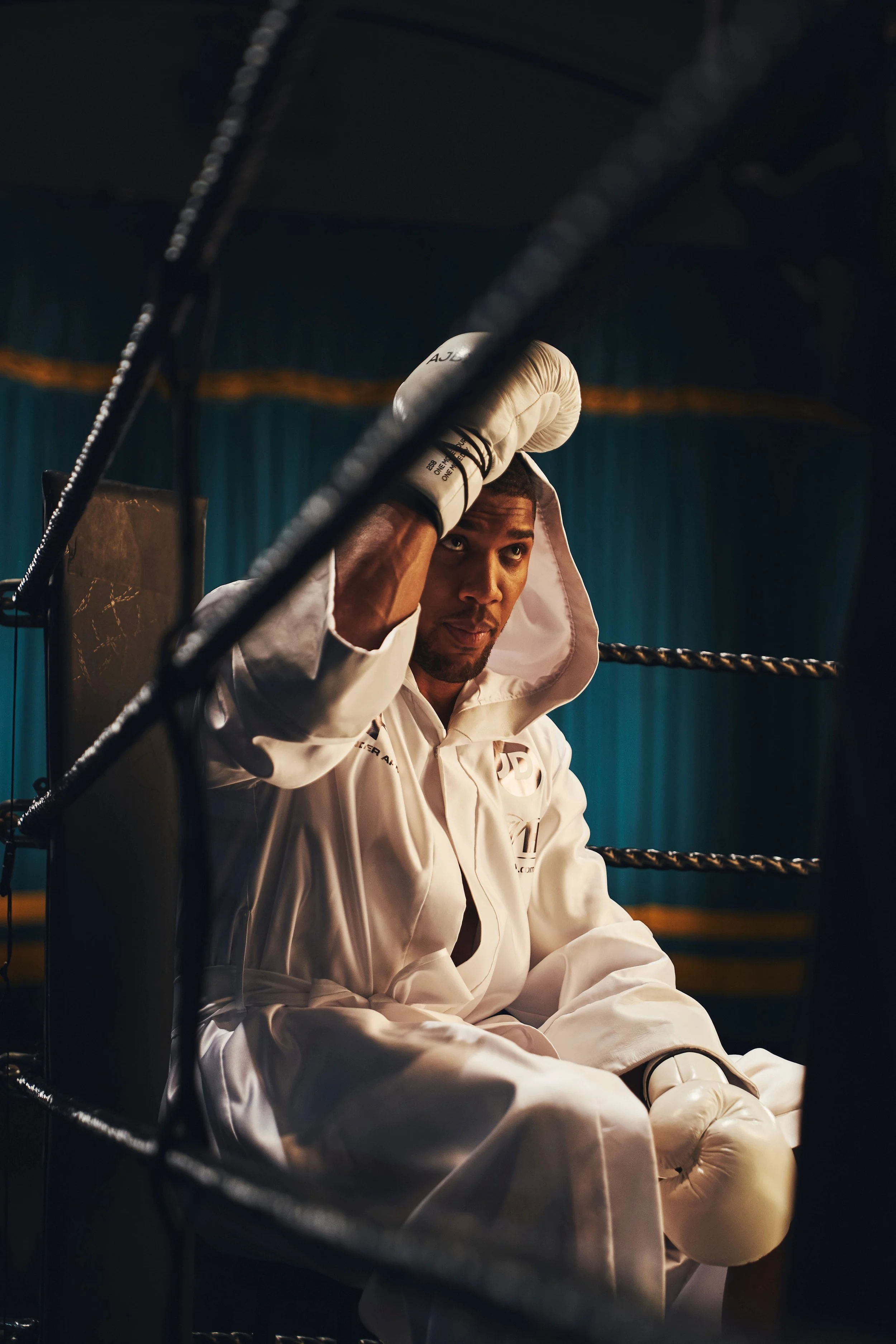 Double heavyweight boxing champion Anthony Joshua shot for Under Armour by Jane Stockdale