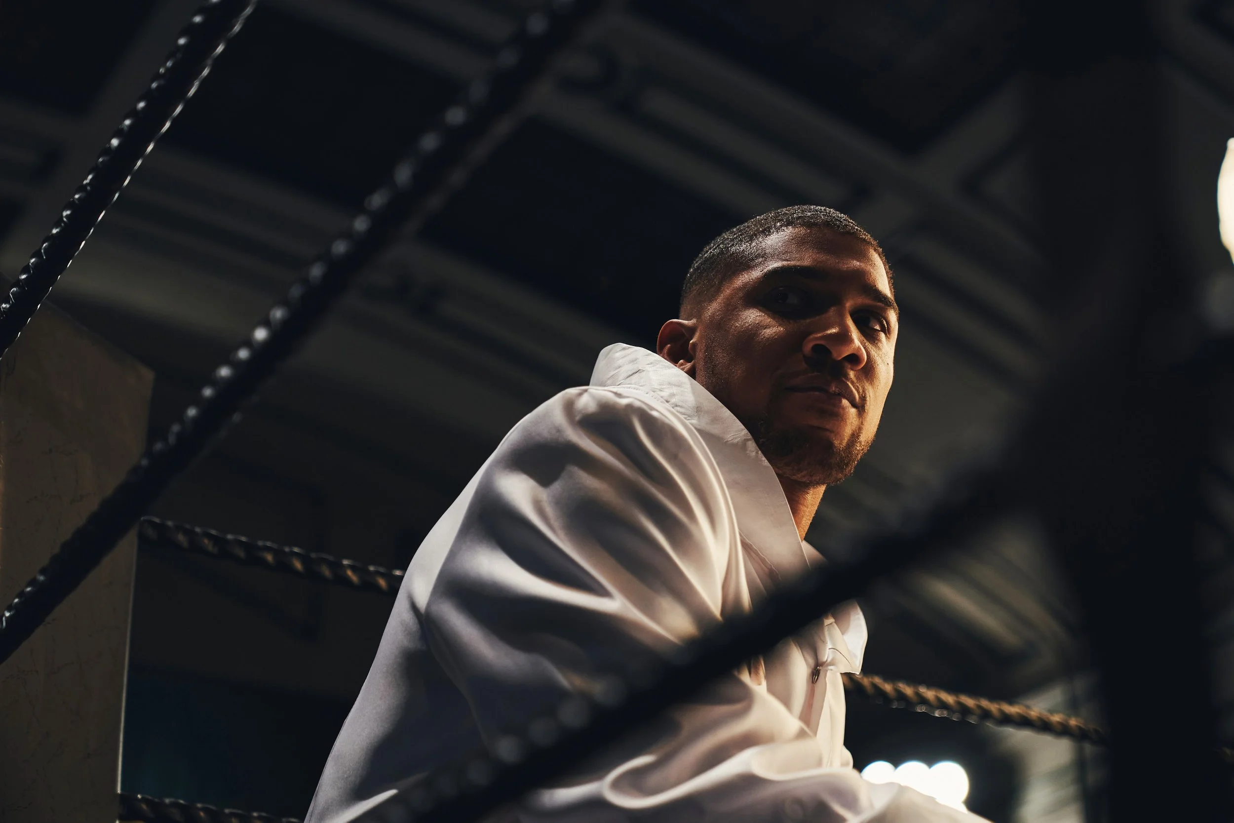 Double heavyweight boxing champion Anthony Joshua shot for Under Armour by Jane Stockdale