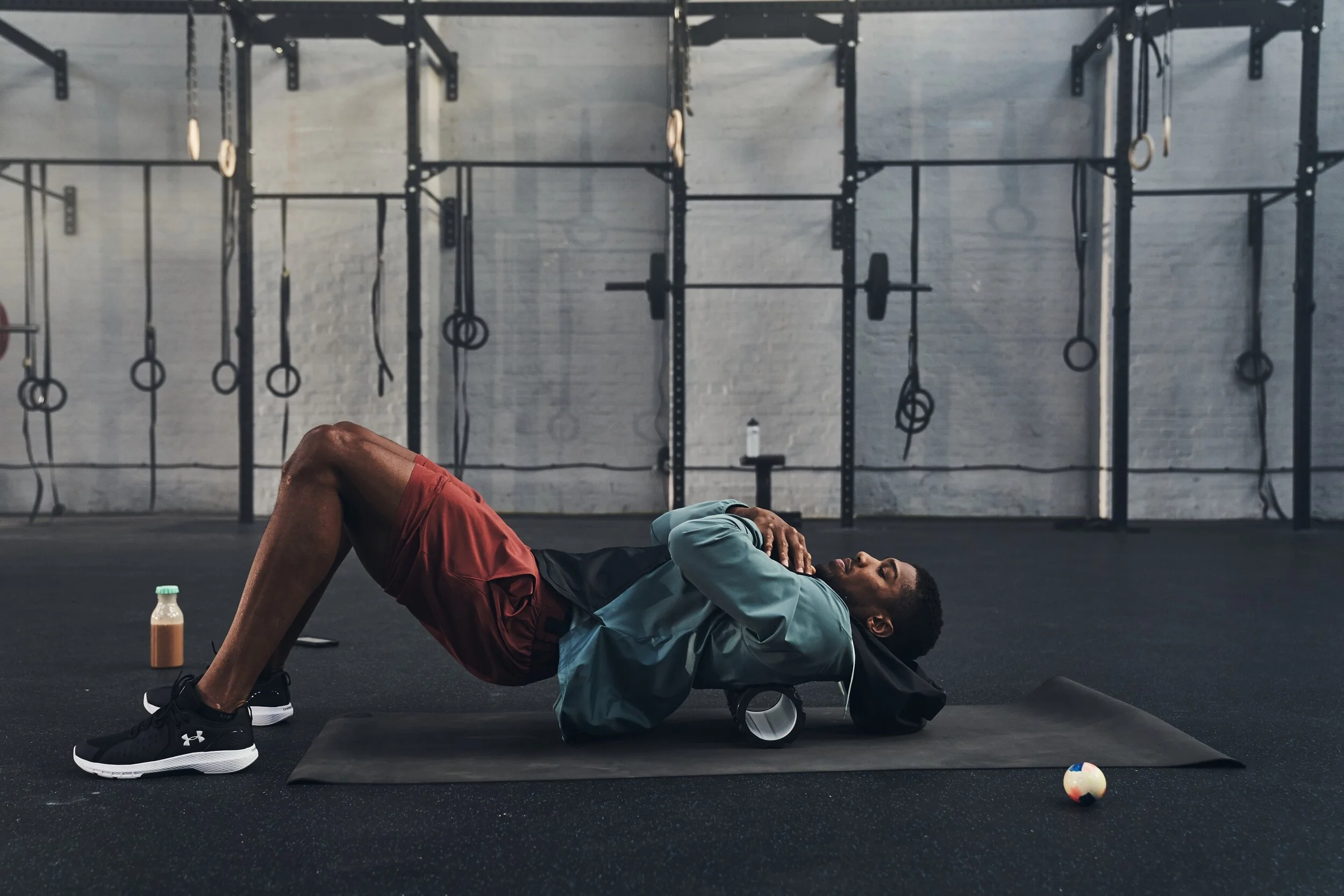 Double heavyweight boxing champion Anthony Joshua shot for Under Armour by Jane Stockdale