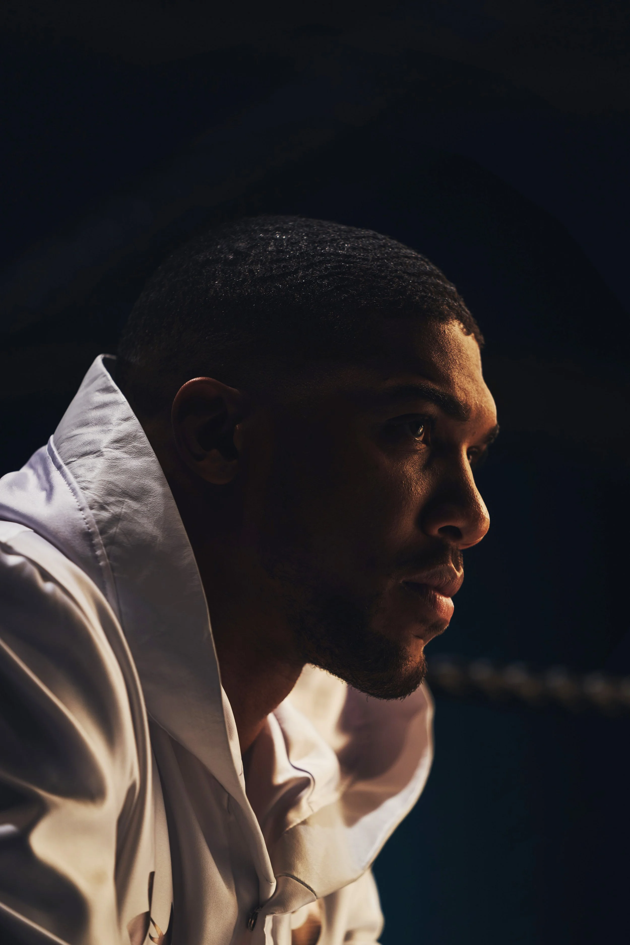 Double heavyweight boxing champion Anthony Joshua shot for Under Armour by Jane Stockdale