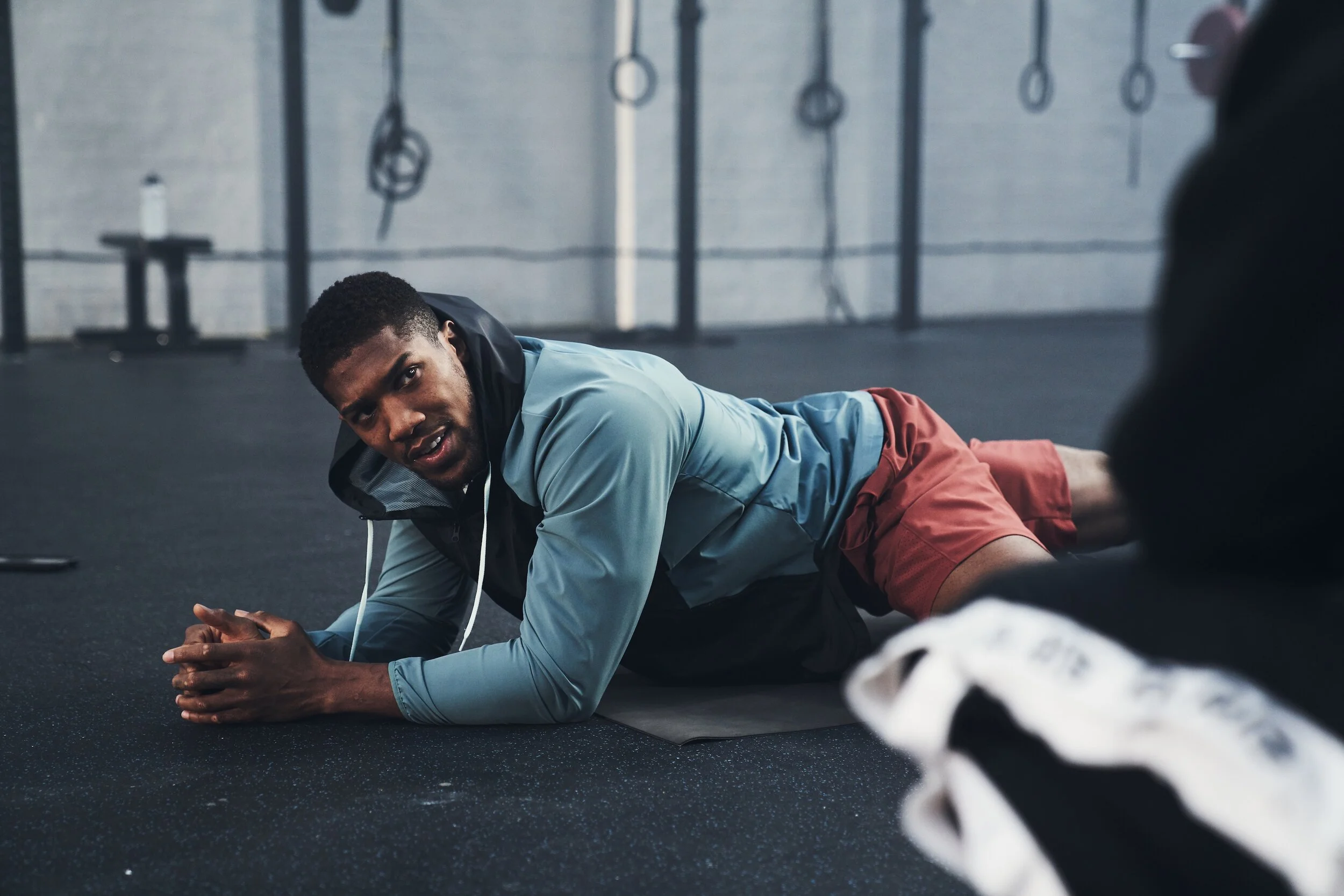 Double heavyweight boxing champion Anthony Joshua shot for Under Armour by Jane Stockdale