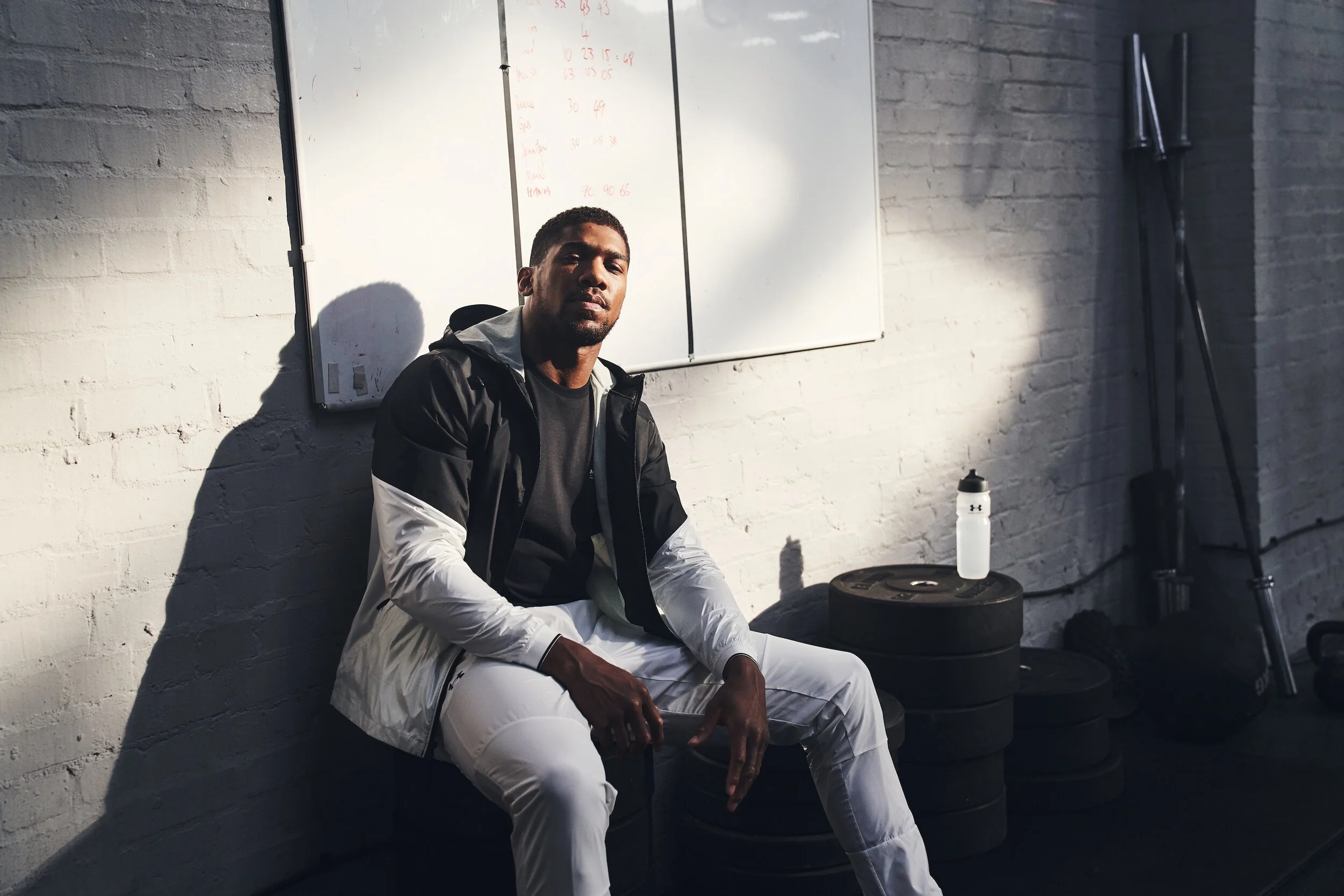 Double heavyweight boxing champion Anthony Joshua shot for Under Armour by Jane Stockdale