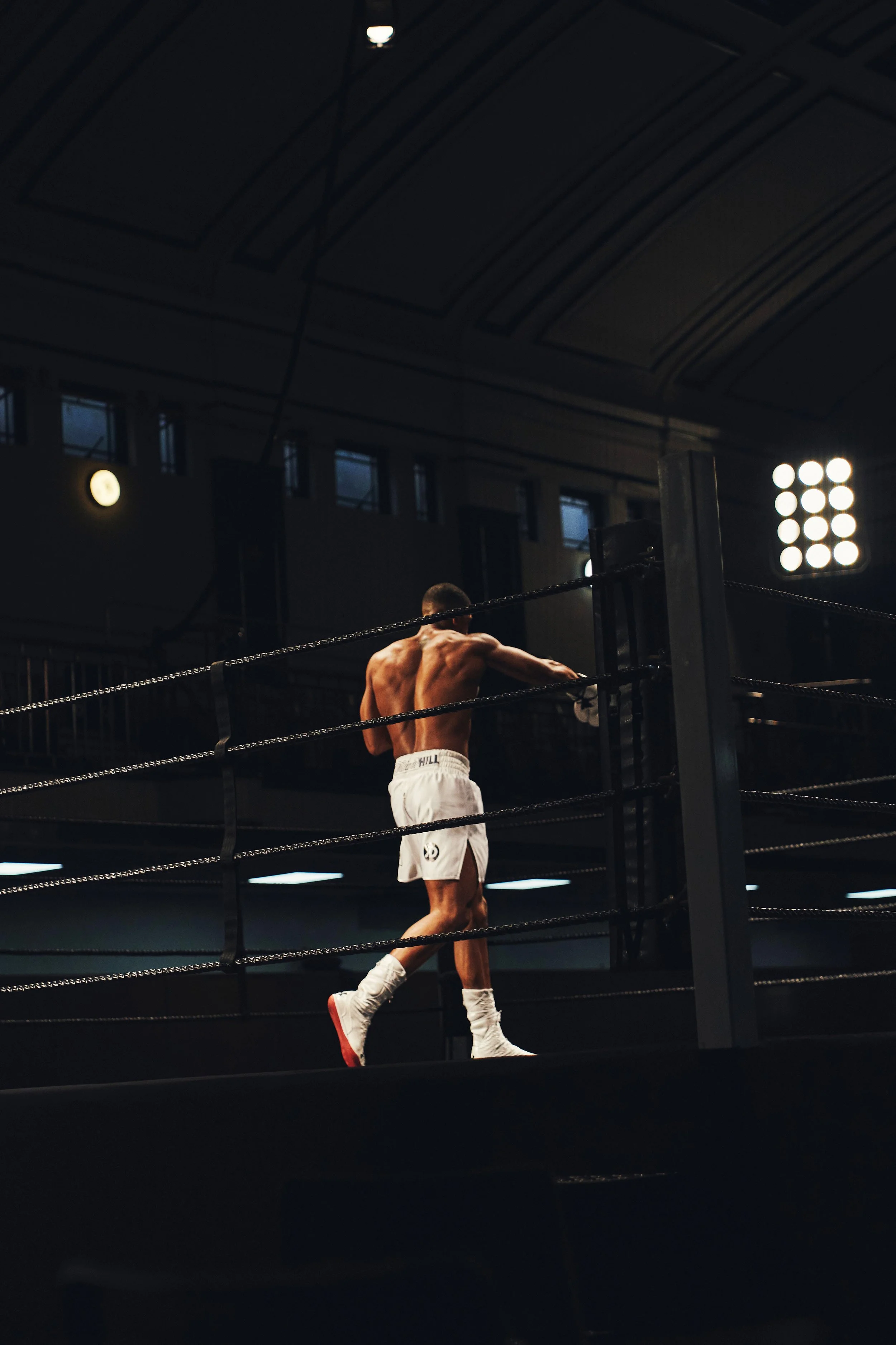Double heavyweight boxing champion Anthony Joshua shot for Under Armour by Jane Stockdale