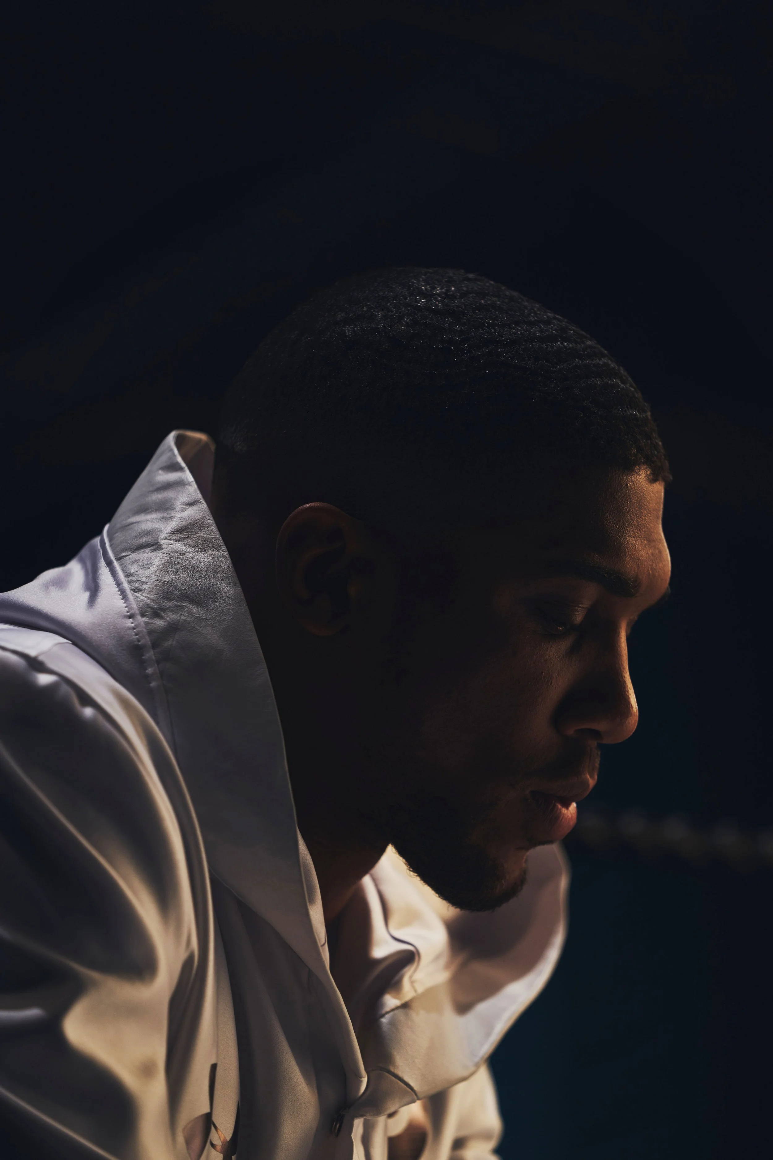 Double heavyweight boxing champion Anthony Joshua shot for Under Armour by Jane Stockdale