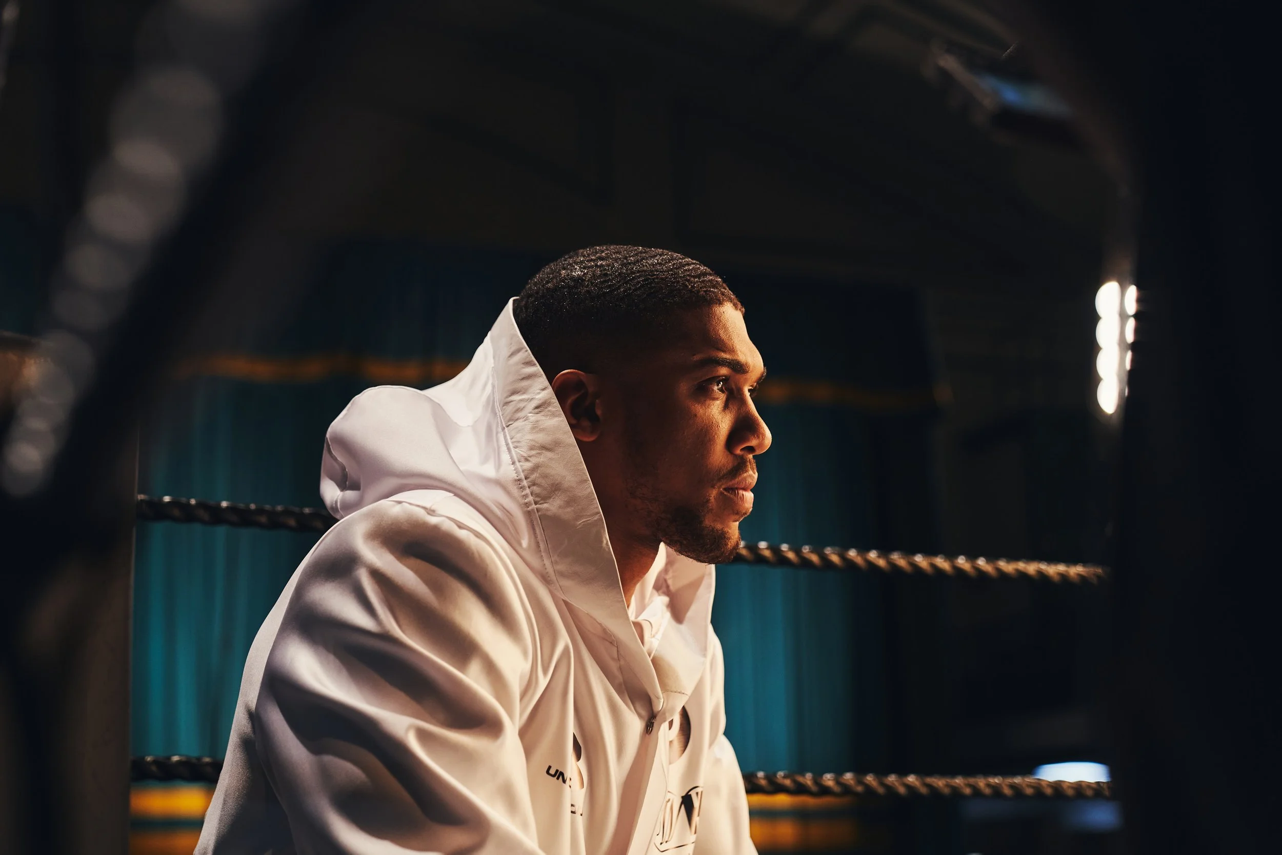 Double heavyweight boxing champion Anthony Joshua shot for Under Armour by Jane Stockdale
