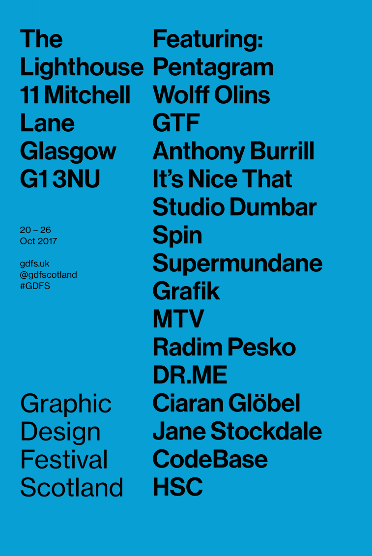 Graphic Design Festival Scotland (Copy)