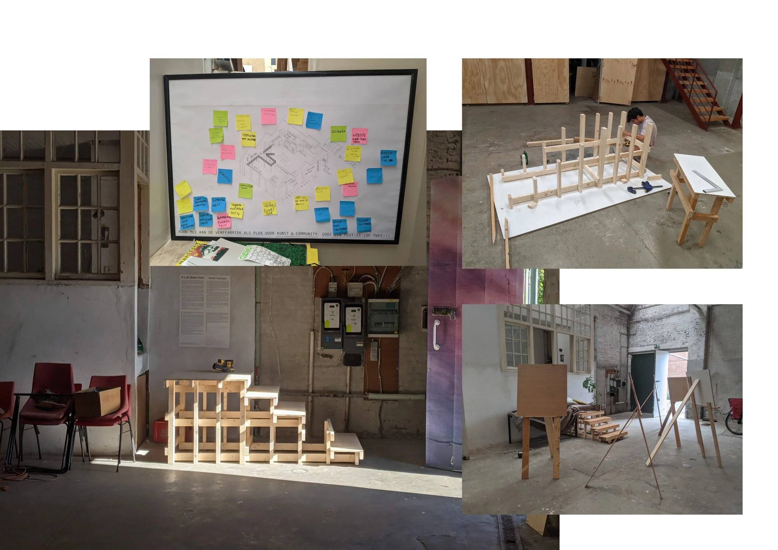 Thoughts with the neighbourhood & objects for De Verffabriek in Ghent (2023)