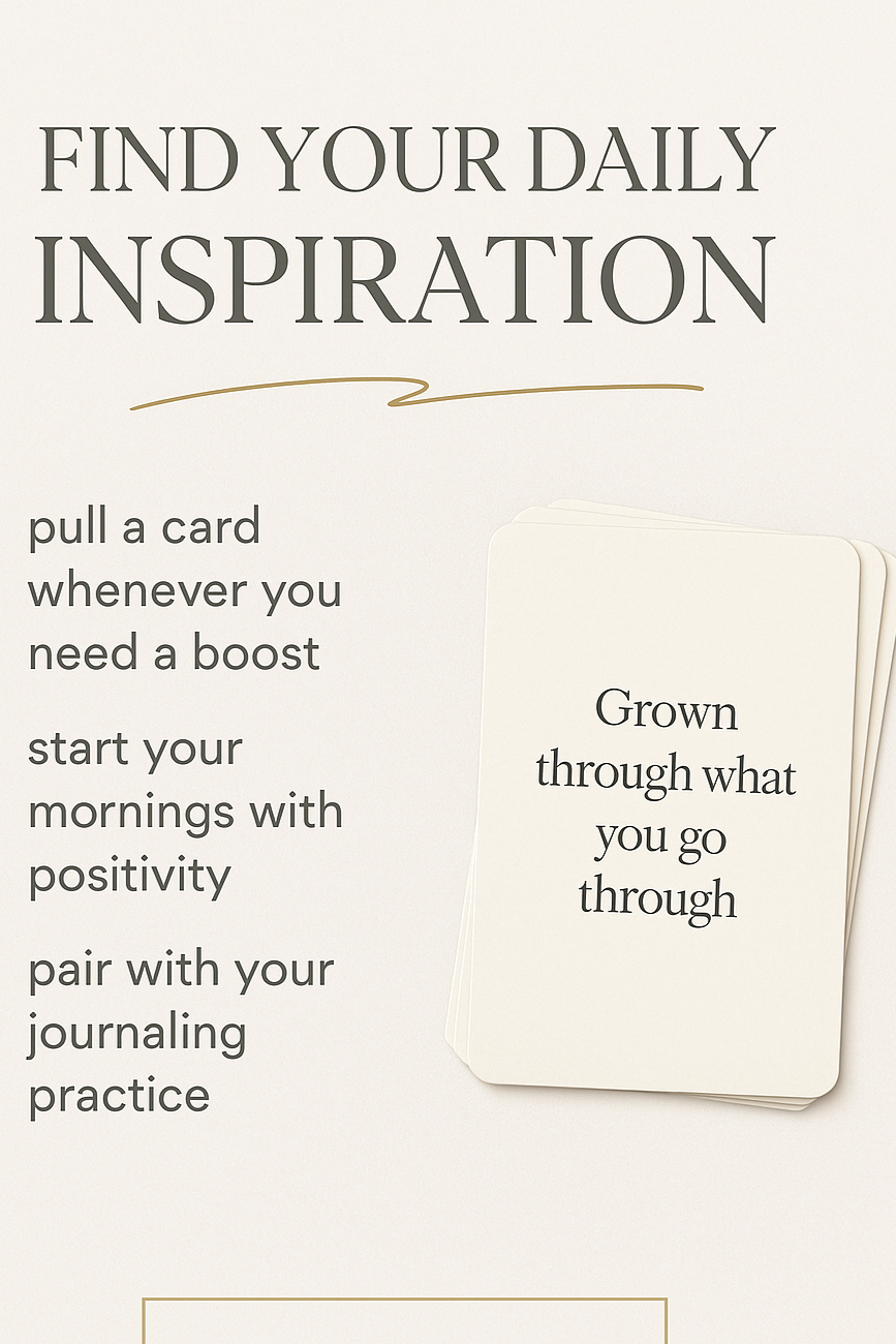 Inspirational Quote Cards Deck