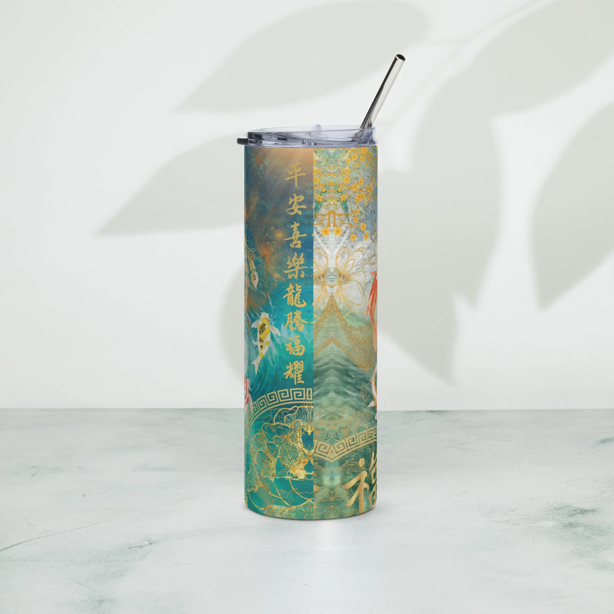 Gourde Feng Shui : Méditation liquide des Koi