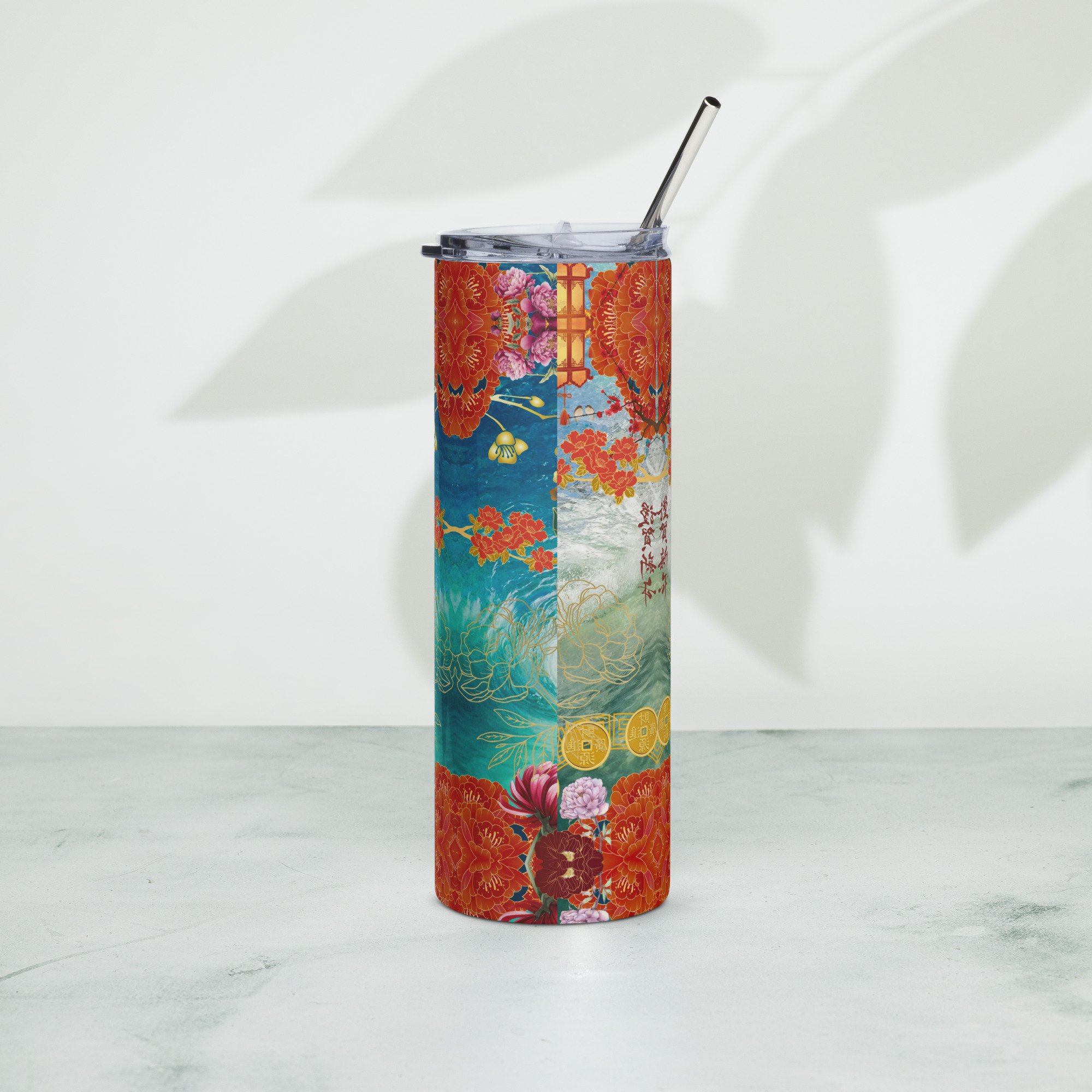 Gourde Feng Shui : La pivoine inspirante