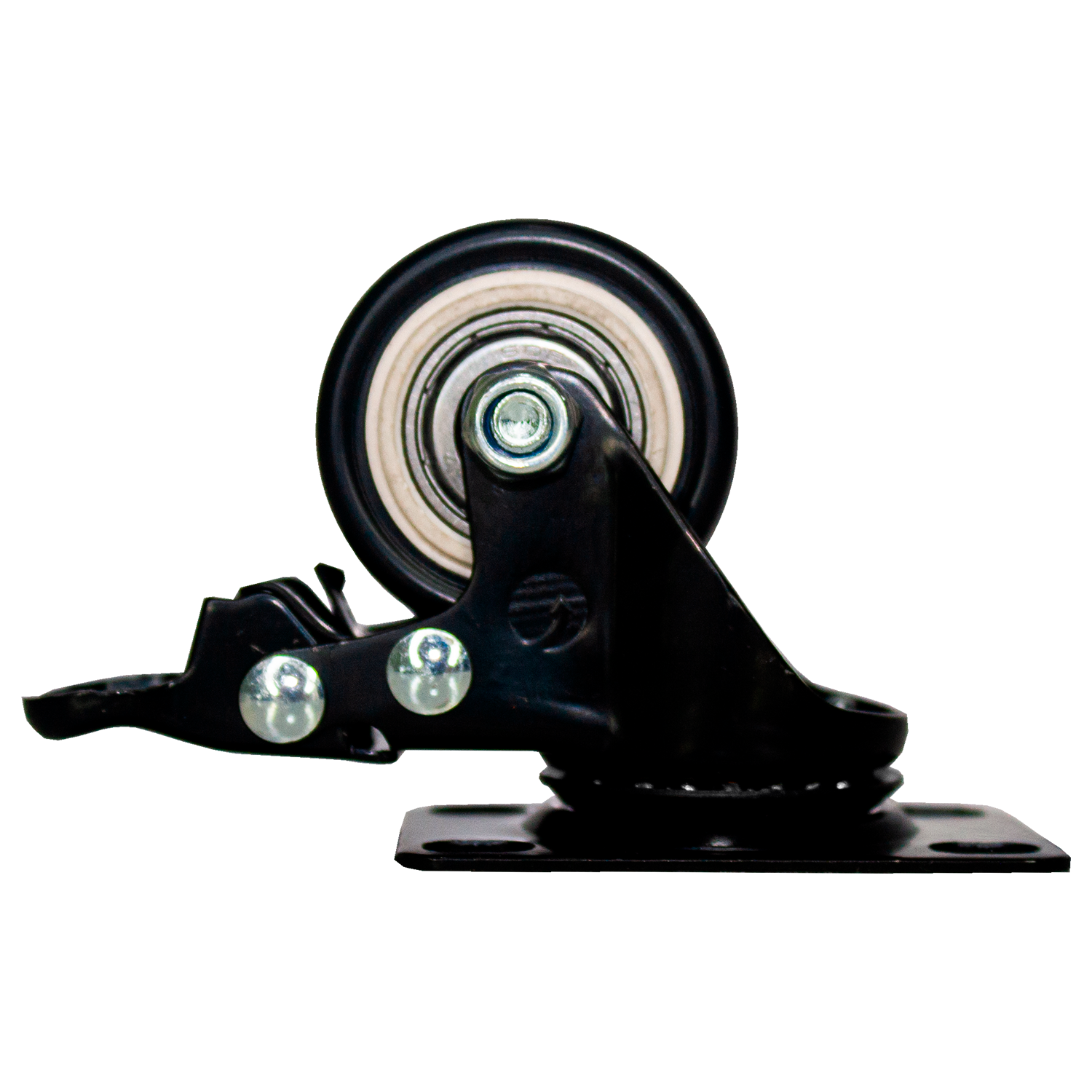 Rodachina 1-1/2" A-Polivinil Negra