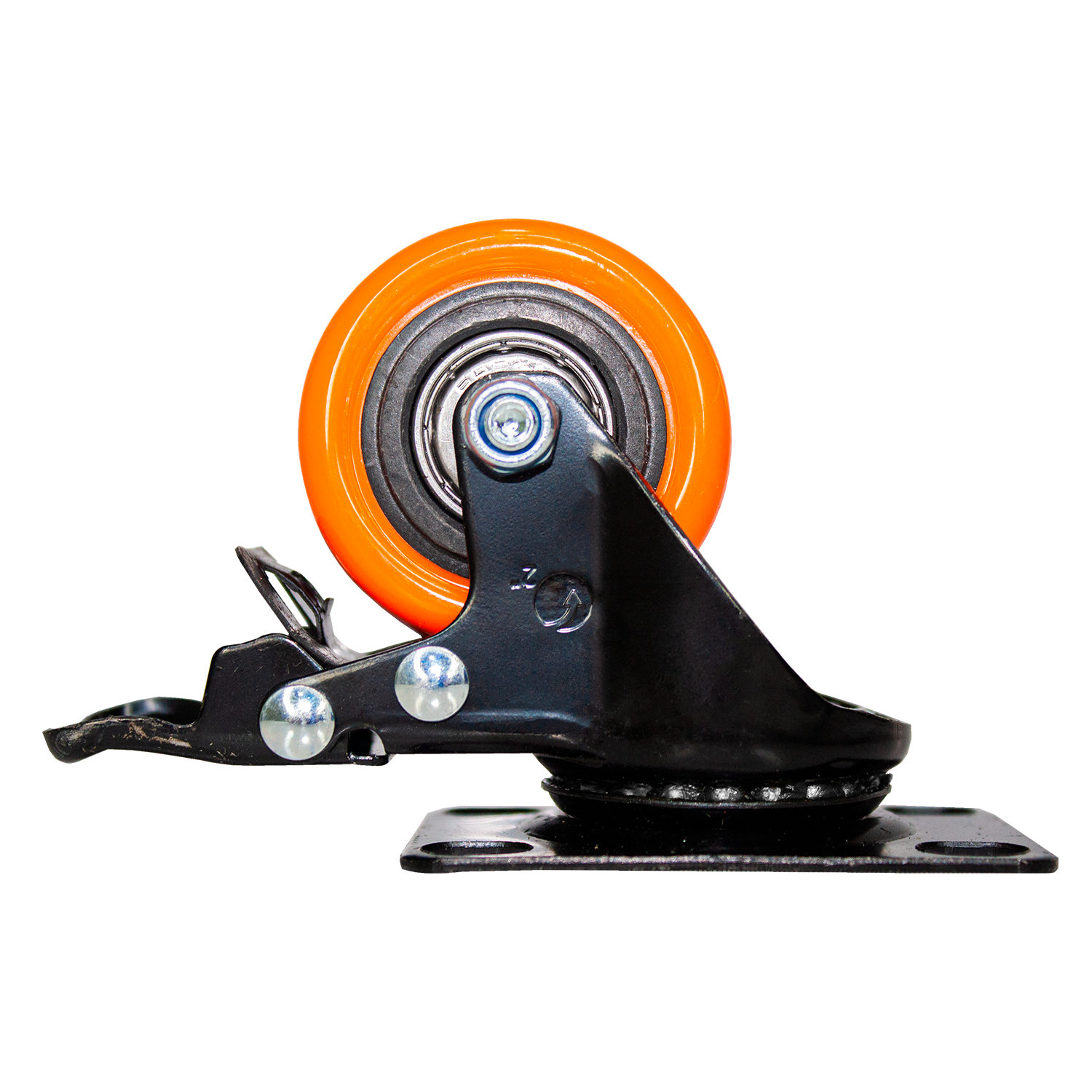 Rodachina  2" A-Polivinil Naranja