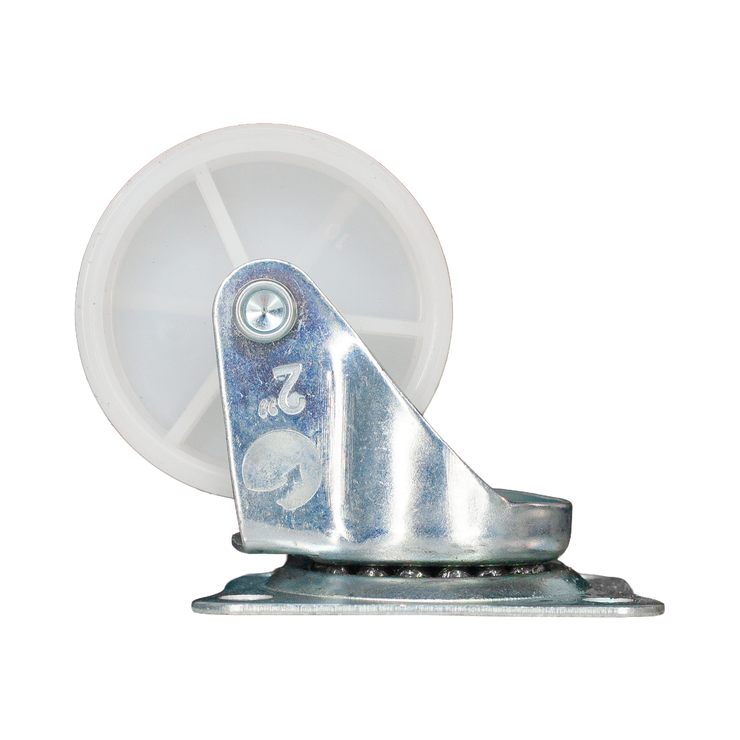 Rodachina PP Blanca 2"