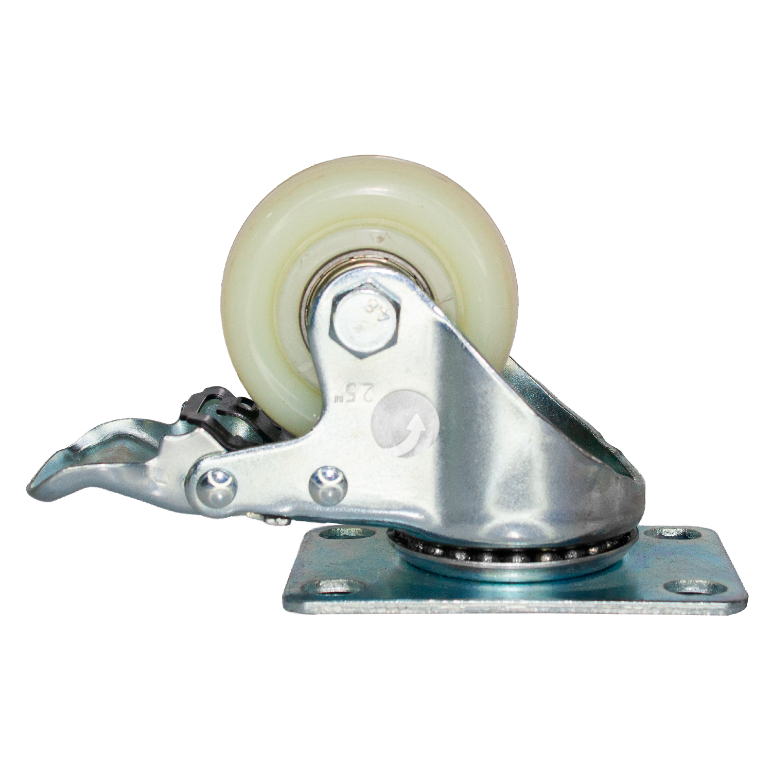 Rodachina PP Blanca 2.1/2"