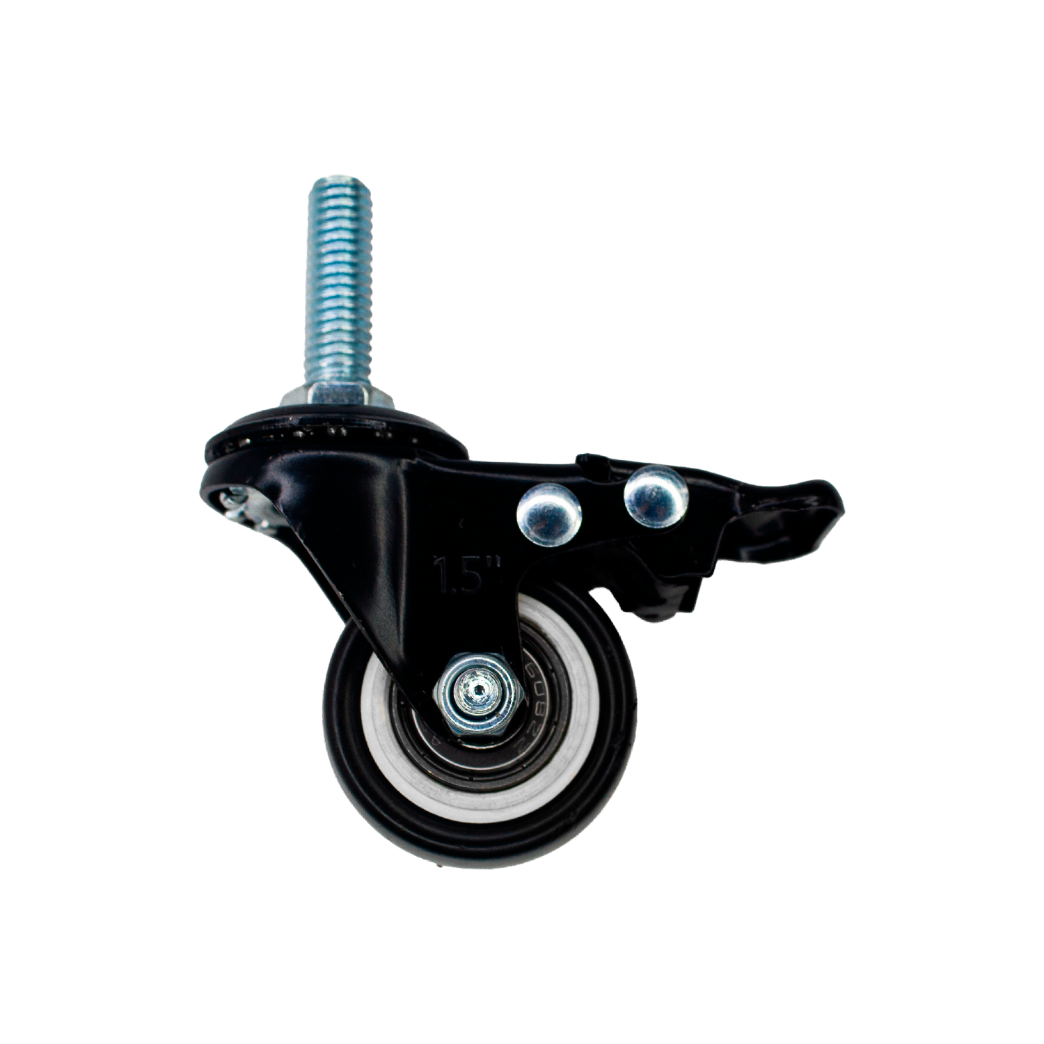 Rodachina 1.1/2" E-Polivinil Negra