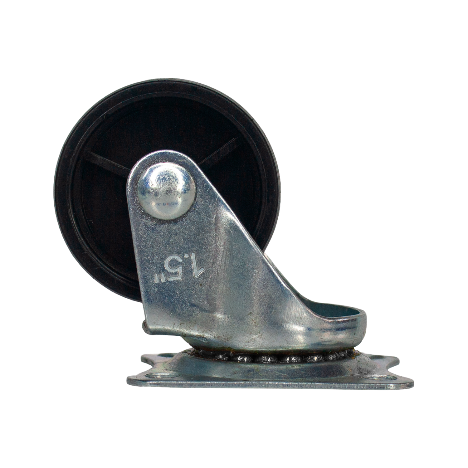 Rodachina PP Negra 1.1/2"