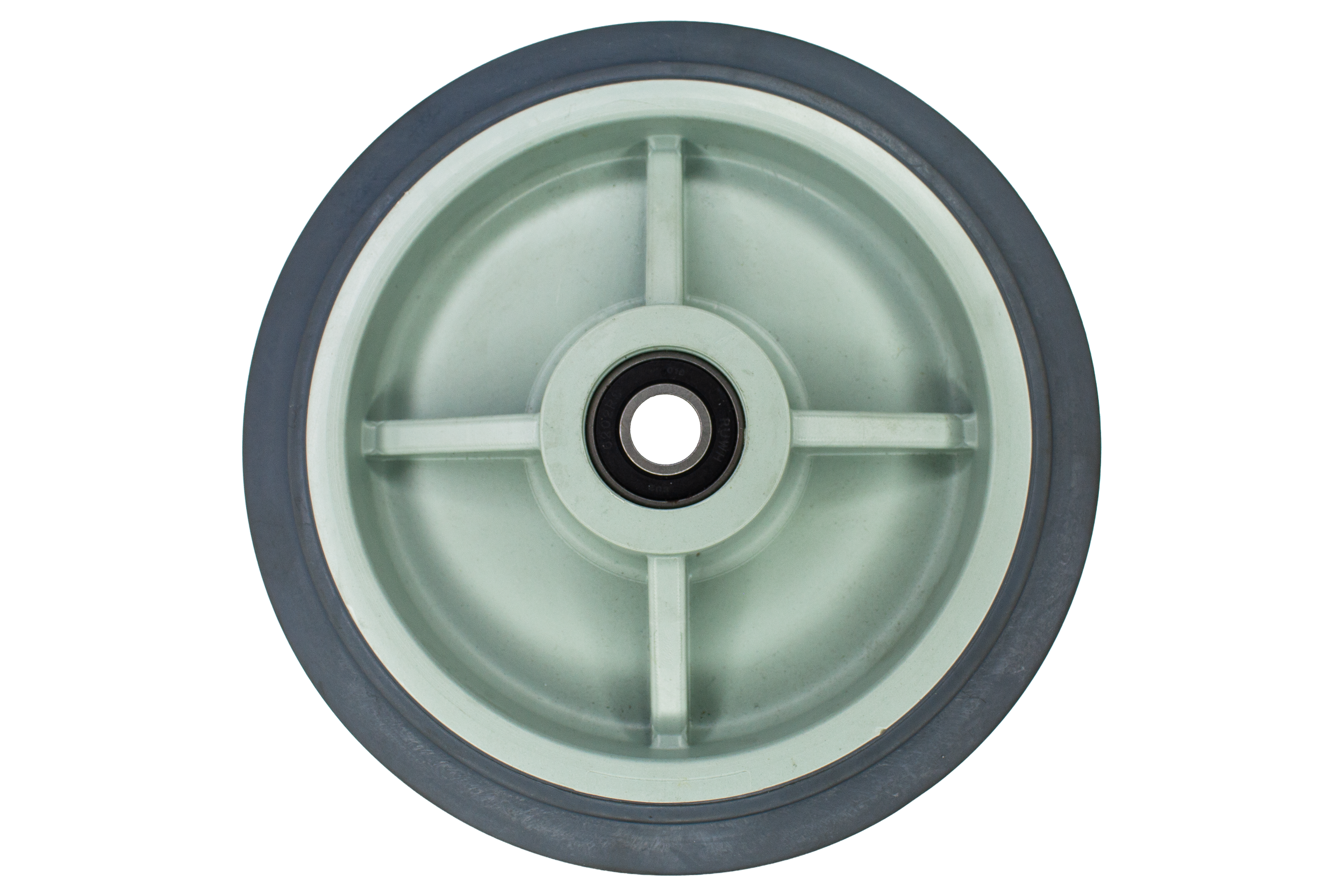 Rueda 8X2" Caucho TPR Gris
