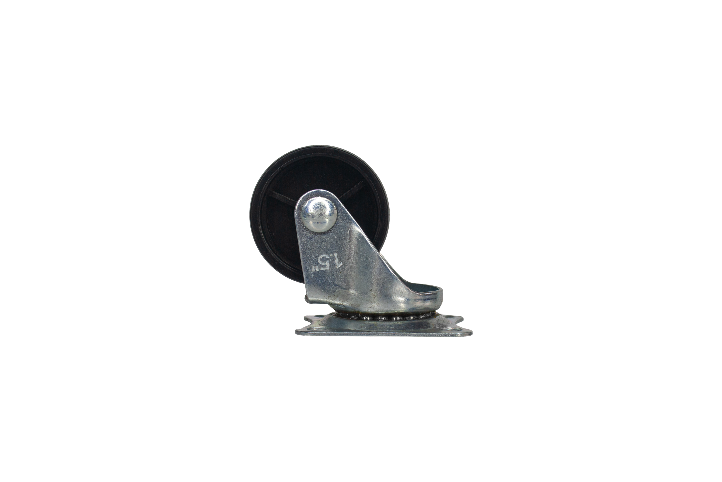 Rodachina PP Negra Giro 1.1/2"