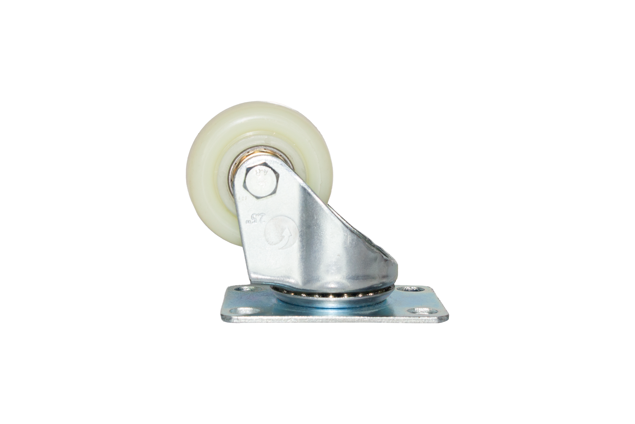 Rodachina PP Blanca 2.1/2"