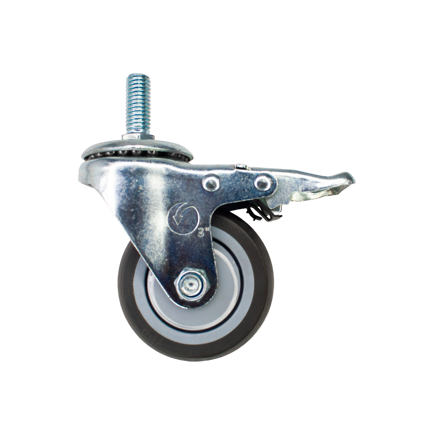 Rodachina 3" E-TPR Caucho