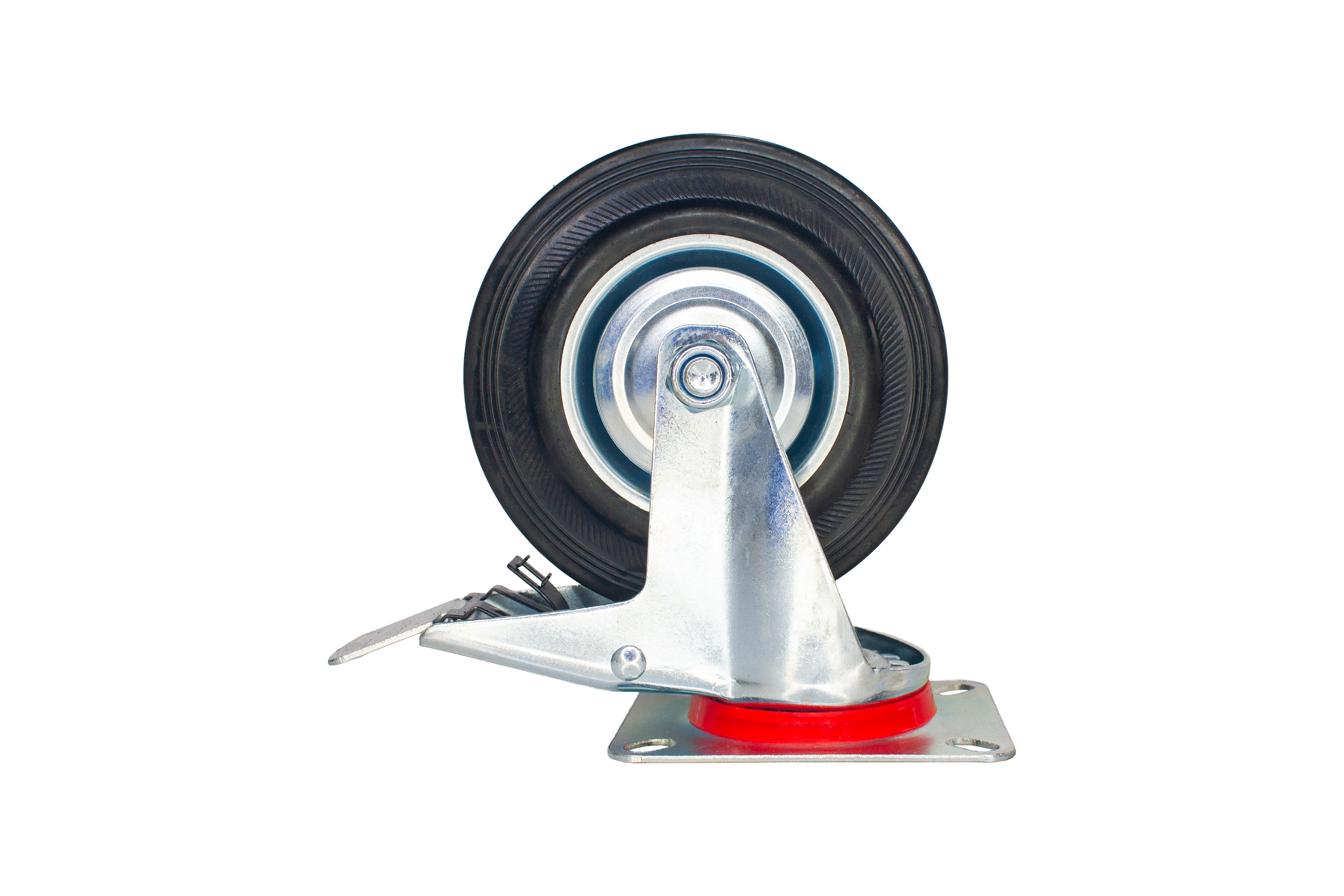 Rodachina 5" Caucho Rin Metal