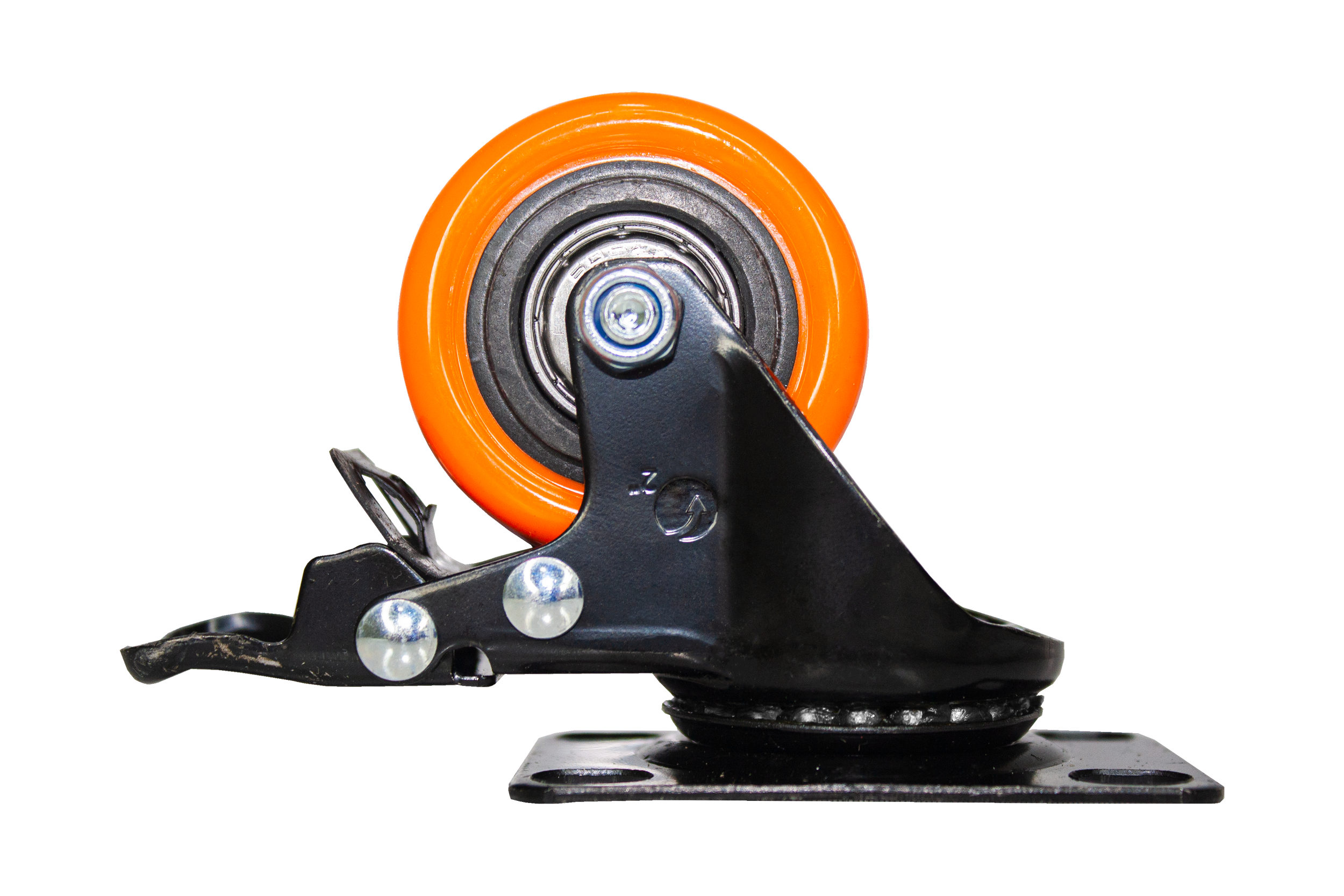 Rodachina  2" A-Polivinil Naranja