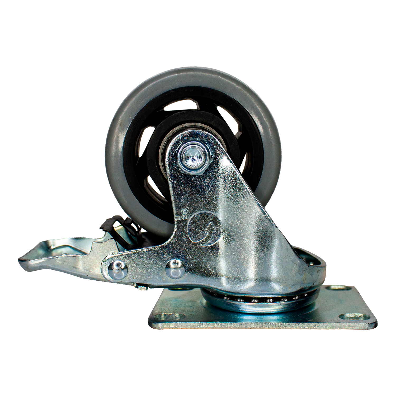 Rodachina 3" A-Polivinil Gris