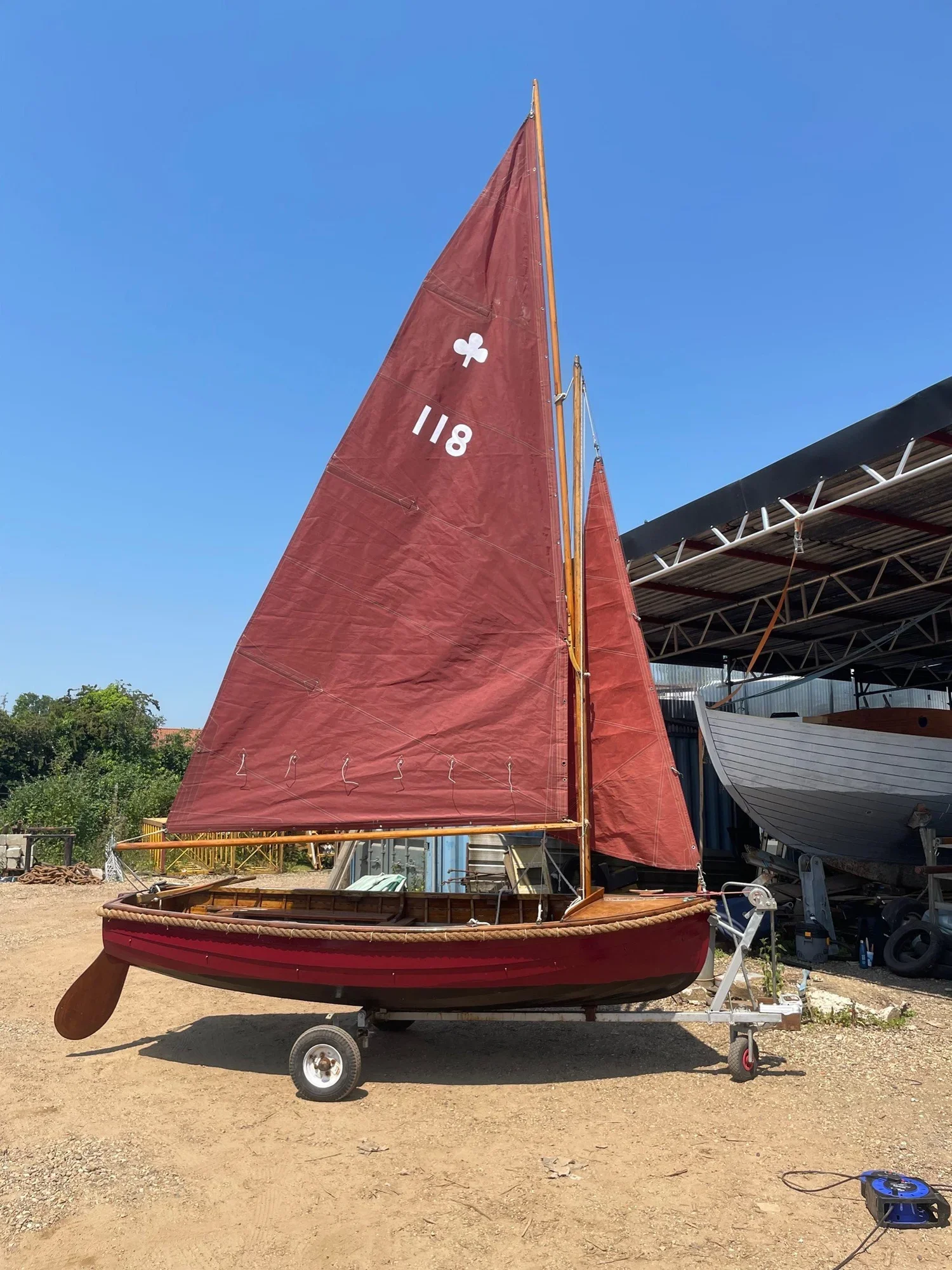 ‘Redshank’ Searanger 12ft Classic Sailing Dinghy - SOLD