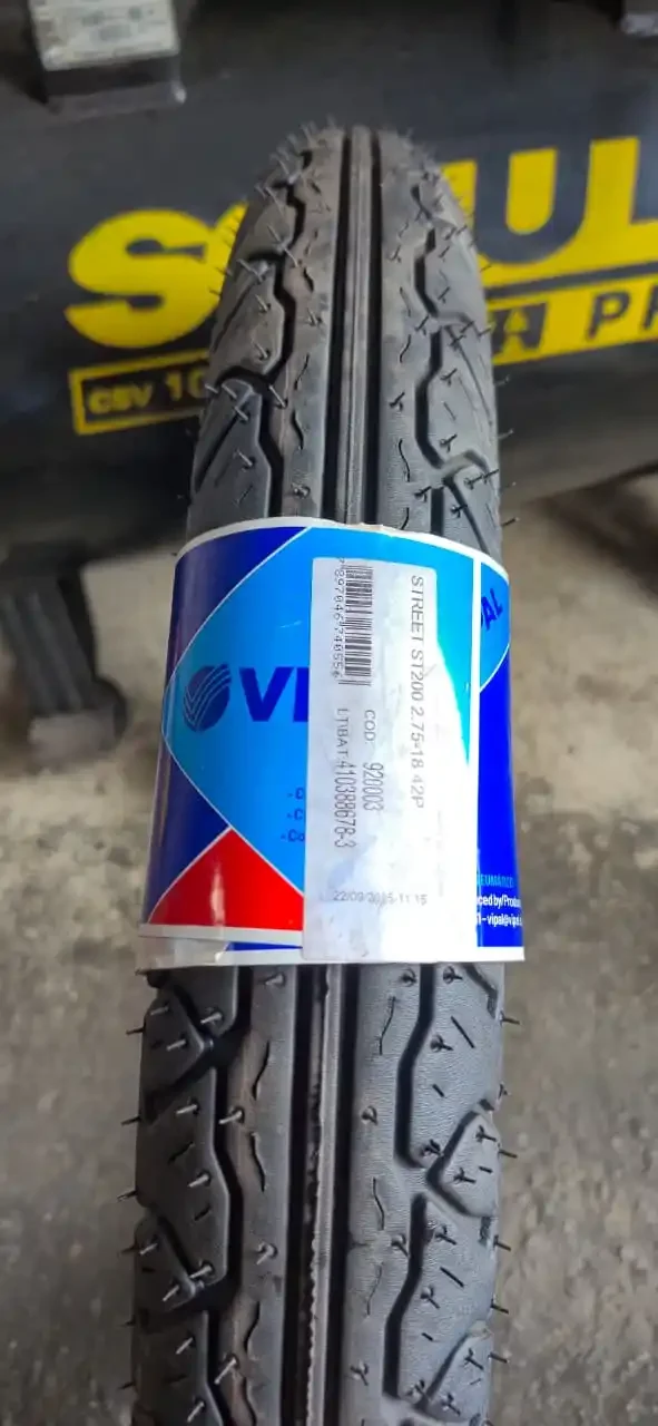 Pneu Street ST200 2.75-18 42P Dianteiro Com Câmara – CG / YBR / Factor / Yes