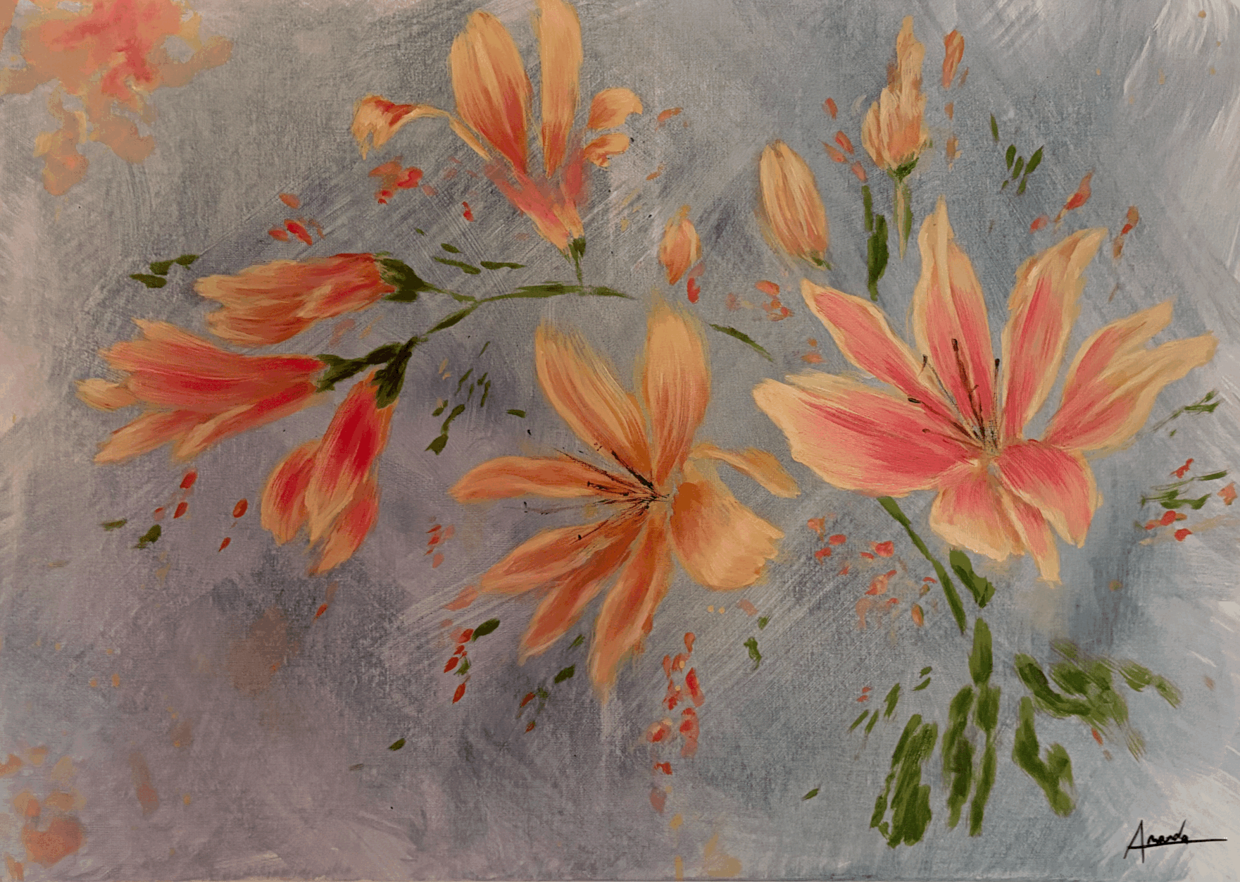Row of Flowers