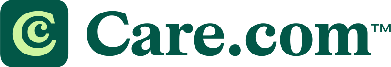 Care.com logo with green 'C' icon and 'Care.com' text