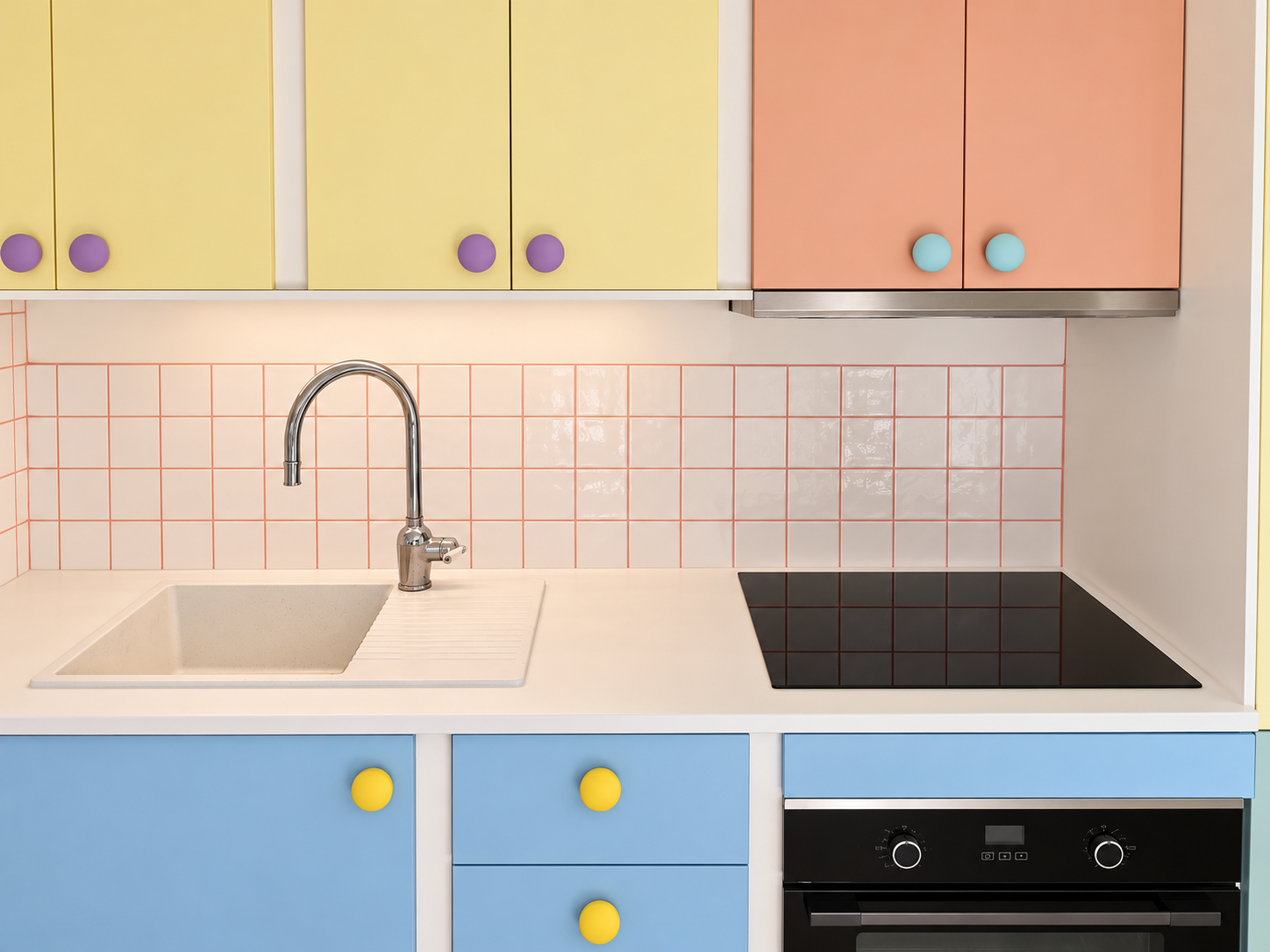 Cuisine pastel aux poignées colorées.png