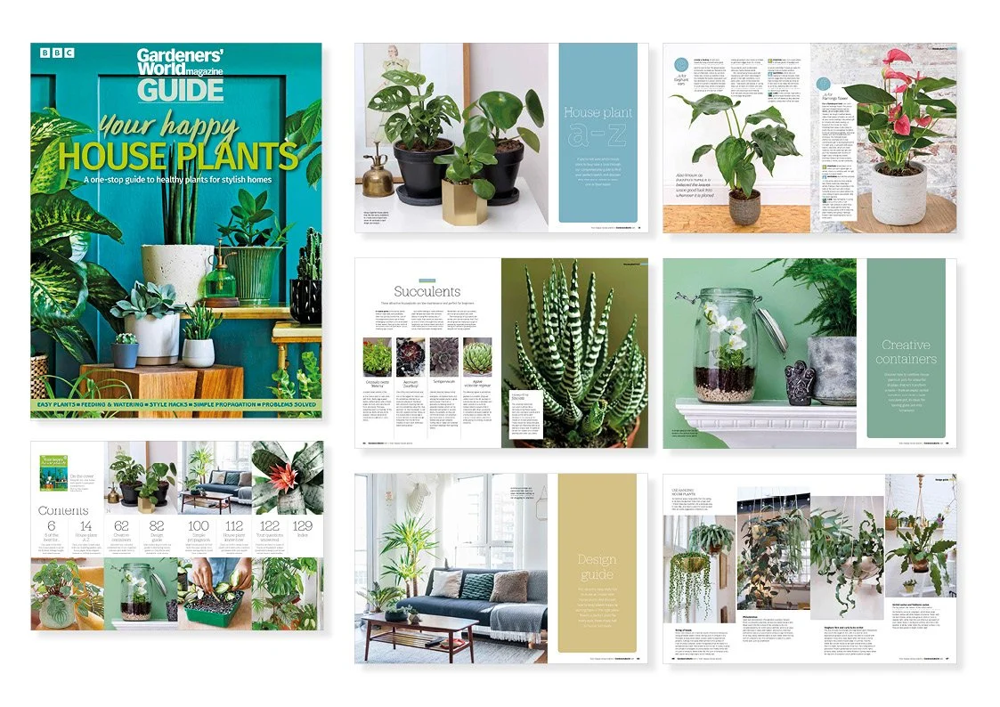 Layout design for BBC Gardeners' World bookazine 