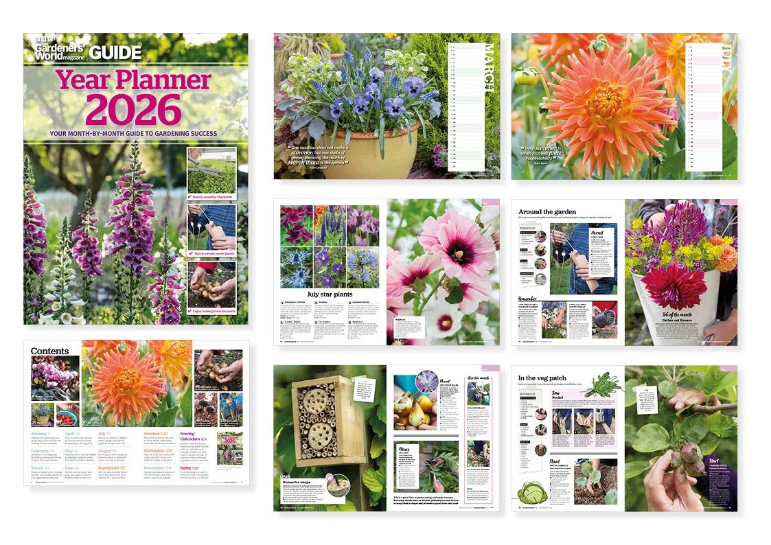 Layout design for BBC Gardeners' World bookazine 